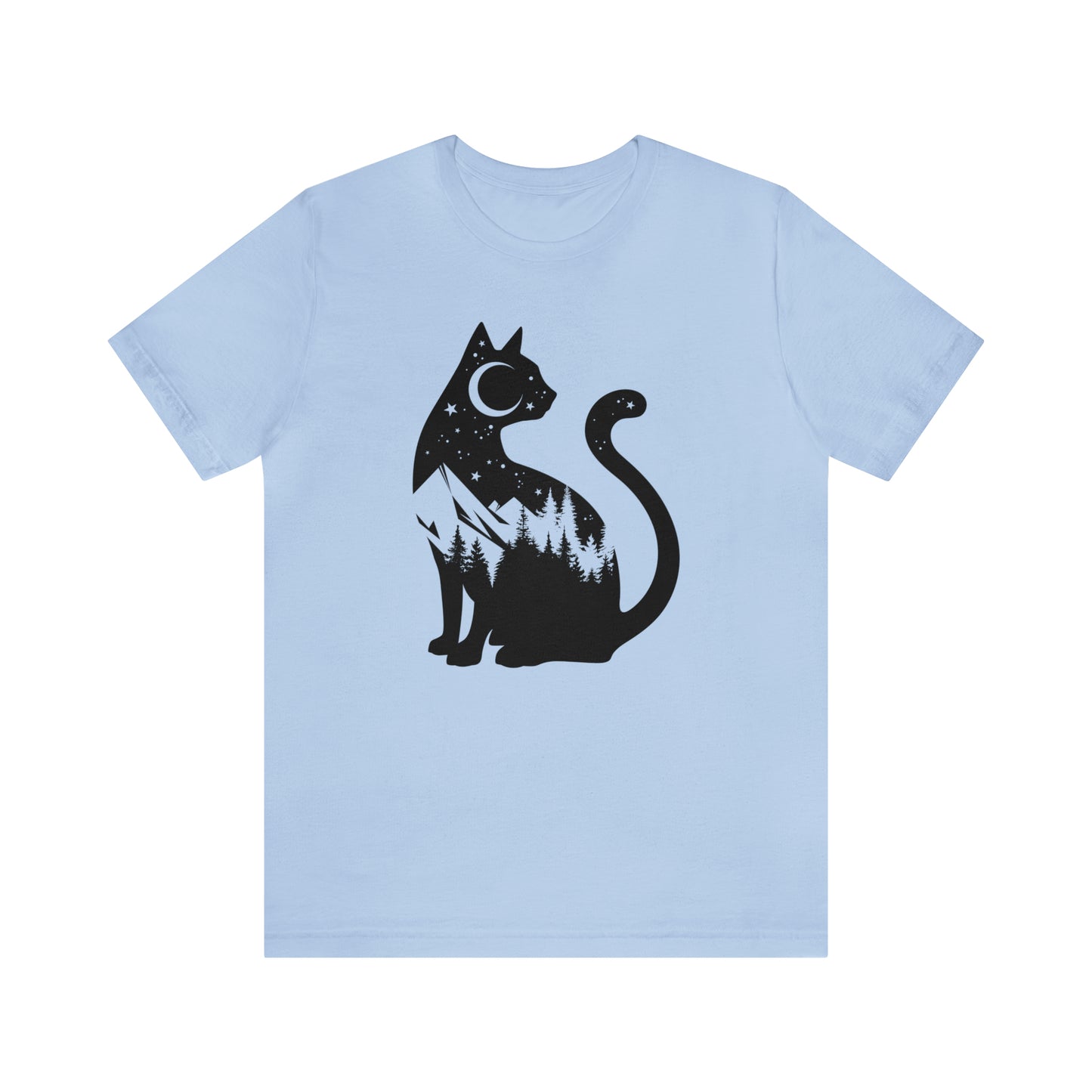Purrfectly Stylish – Sitting Cat Graphic Tee!