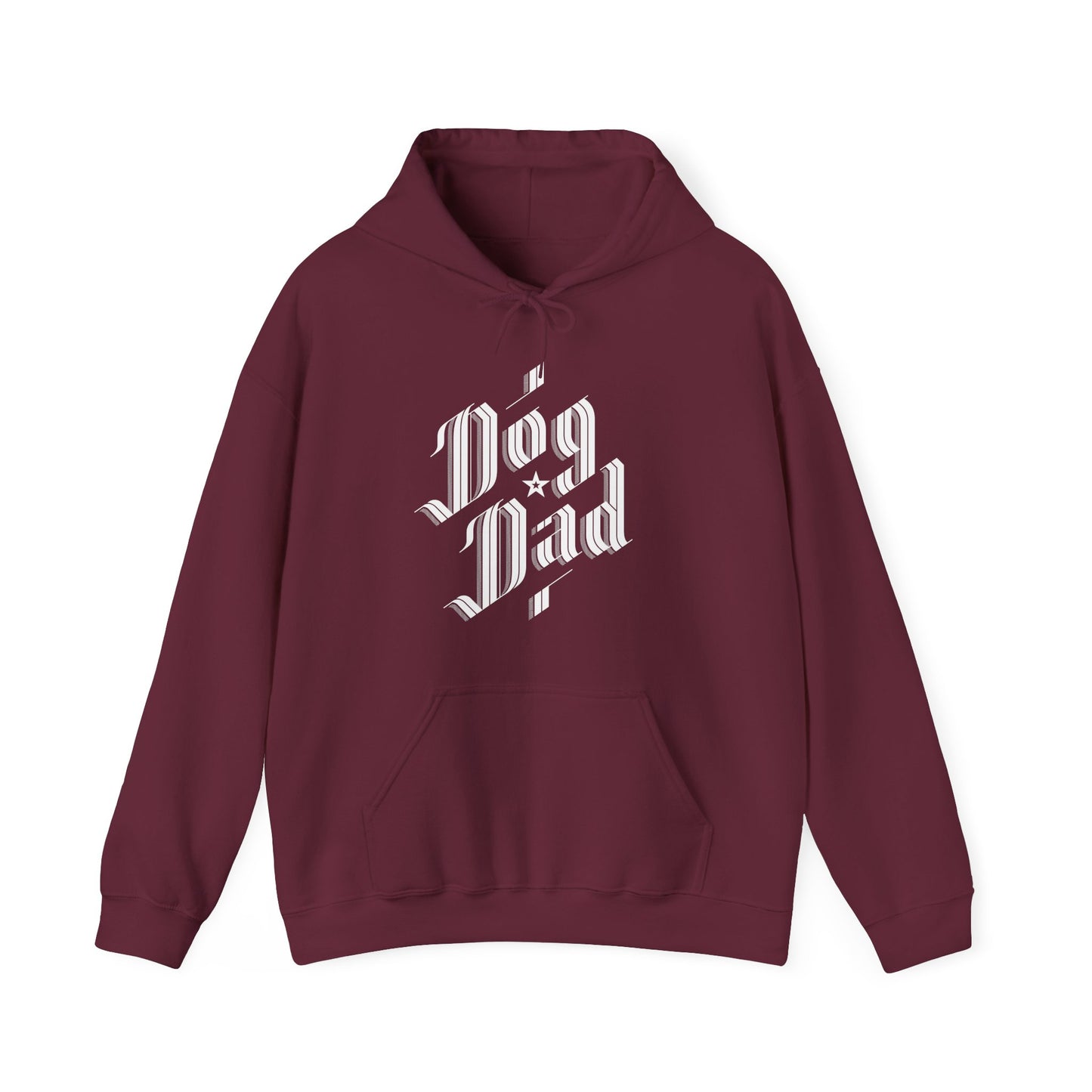 Sophisticated Dog Dad Men's Hooded Sweatshirt
