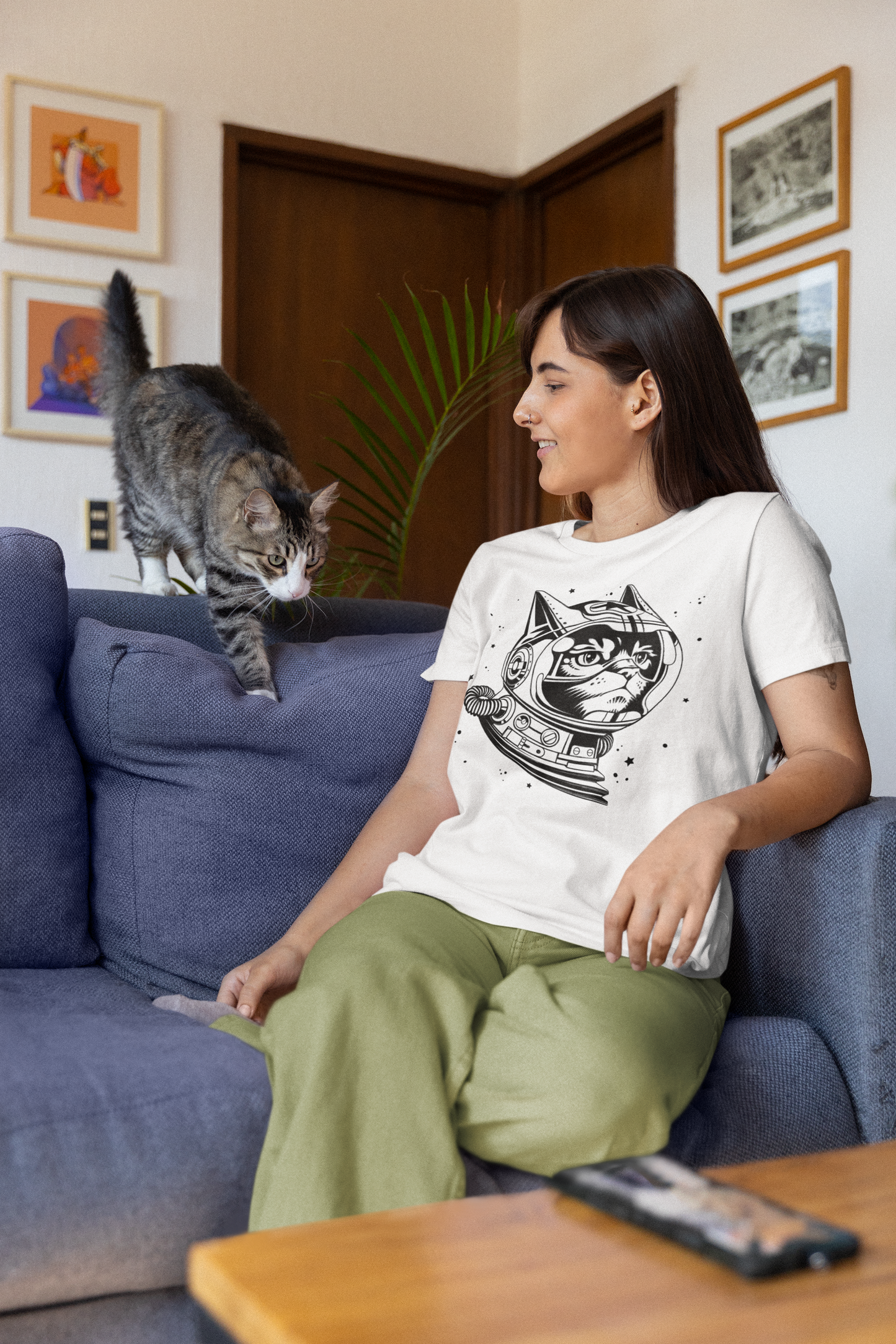 Space Cat Graphic Tee