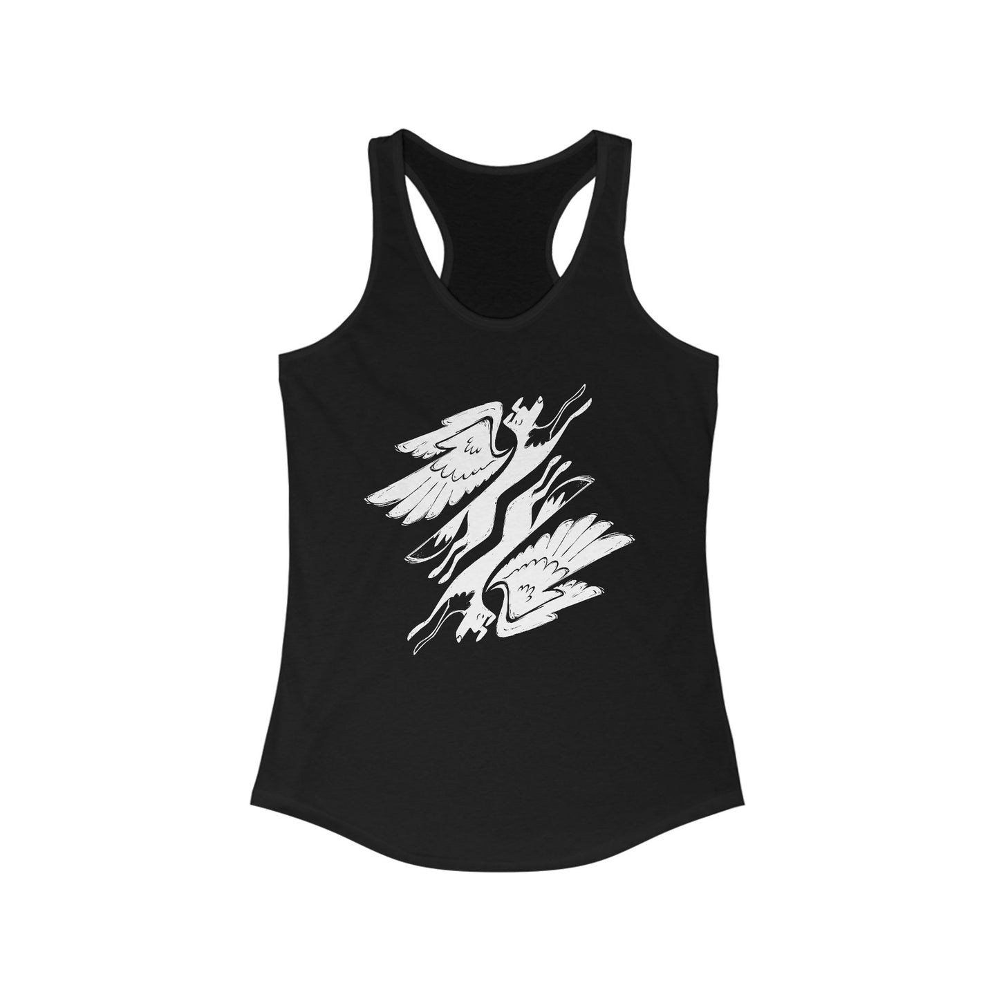 Angel Dogs Women's Racerback Tank Top