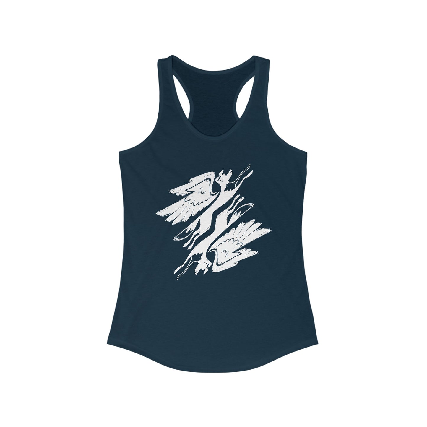 Angel Dogs Women's Racerback Tank Top