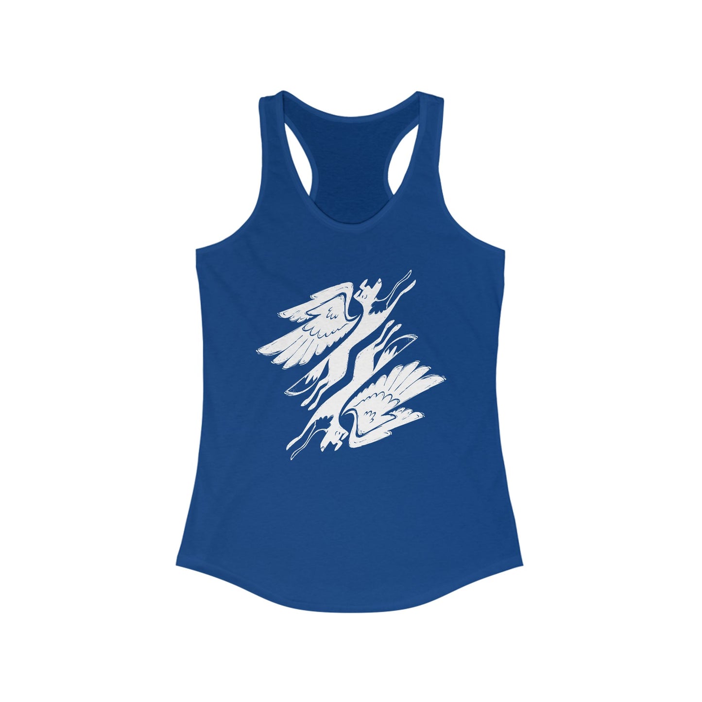 Angel Dogs Women's Racerback Tank Top
