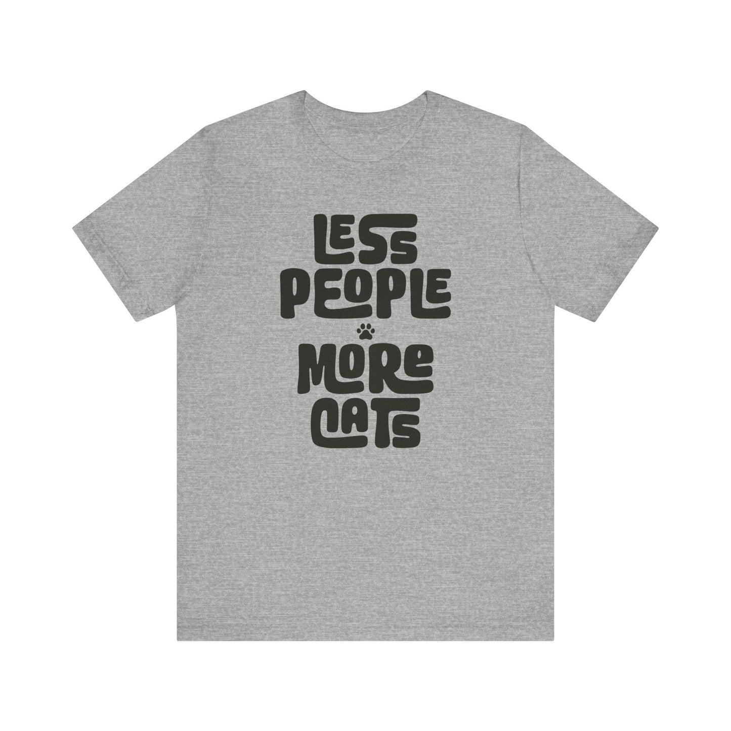 Less People More Cats Graphic Women's Graphic Tee