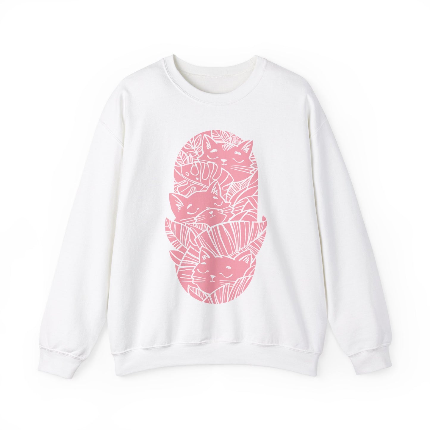 Jungle Cats Women's Heavy Blend Crewneck Sweatshirt