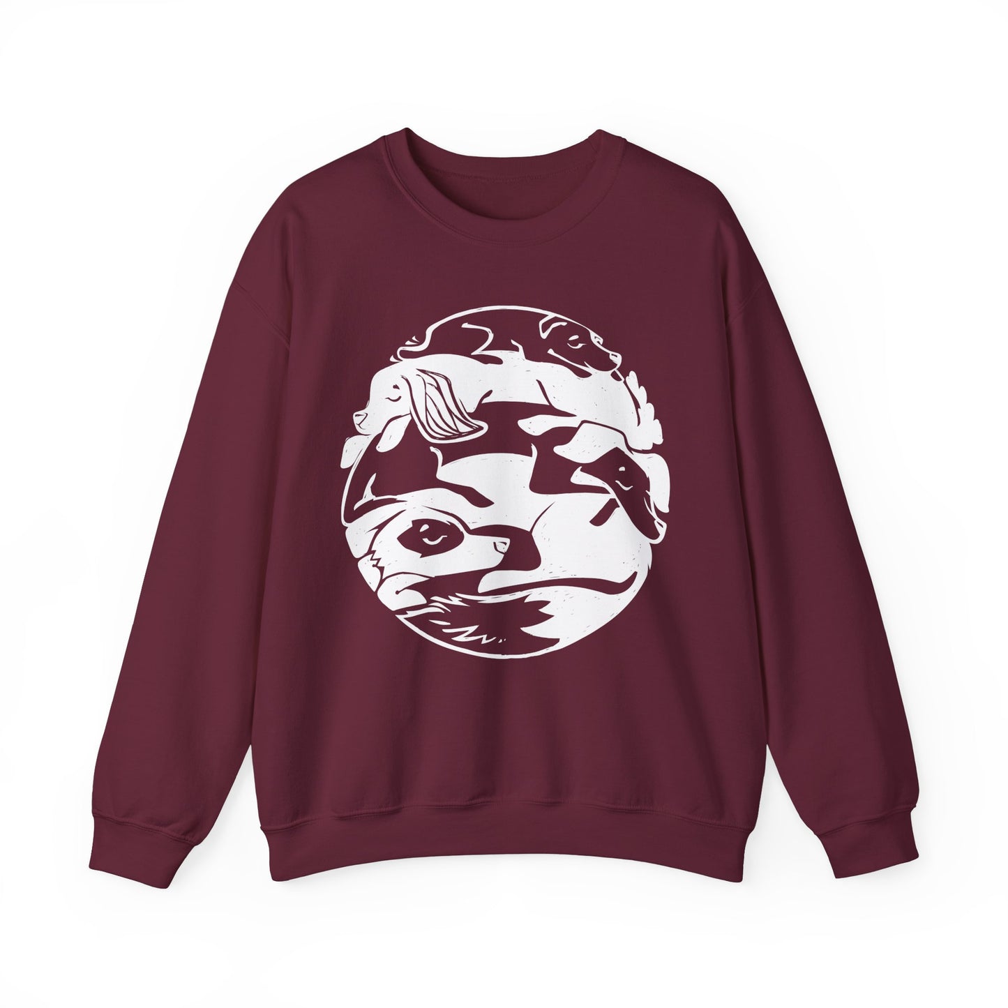 Dog Pile Women's Heavy Blend Crewneck Sweatshirt