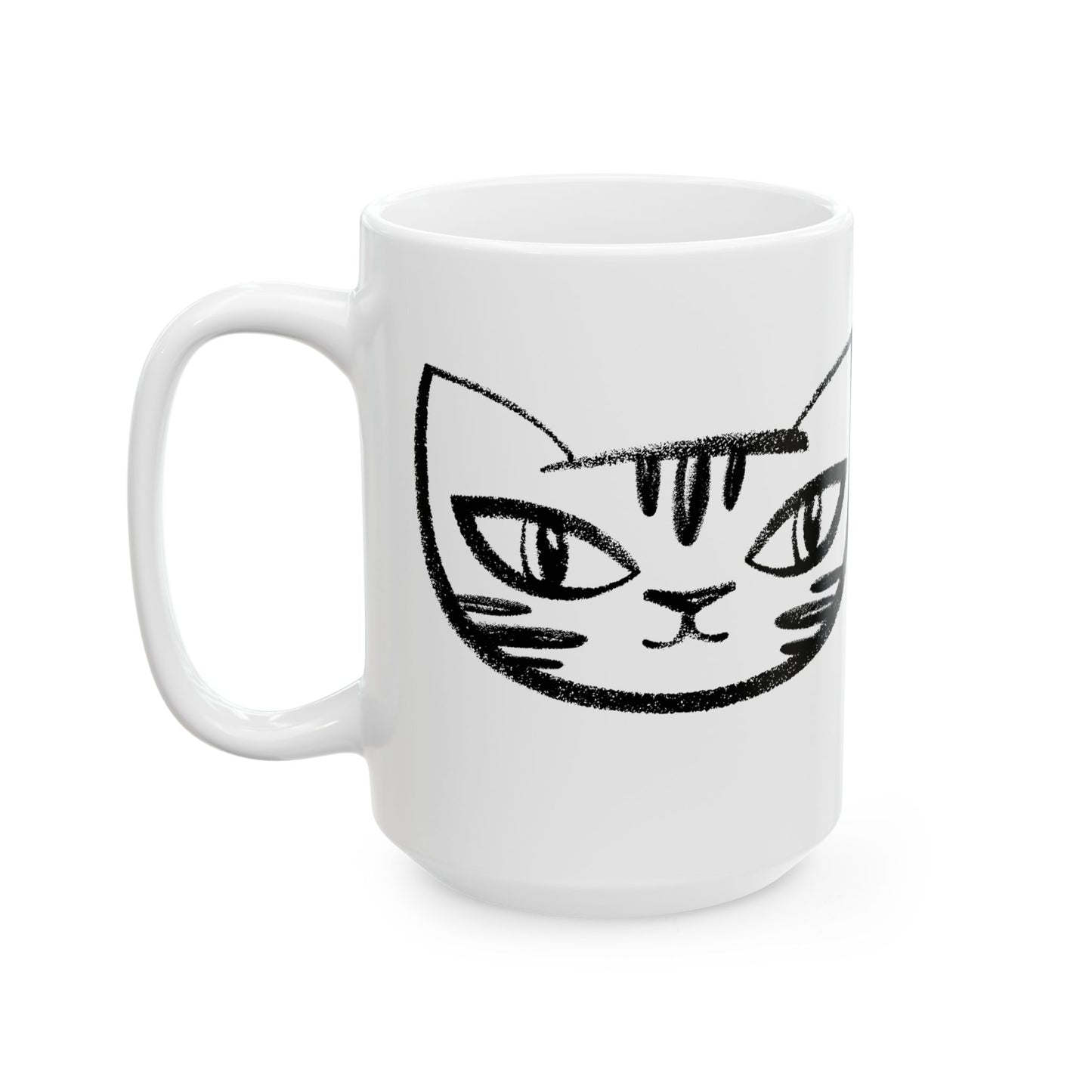 Cat Friends Ceramic Mug 15oz