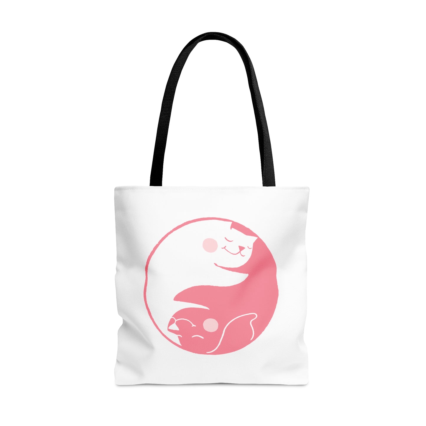 Pink Yin Yang Tote Bag