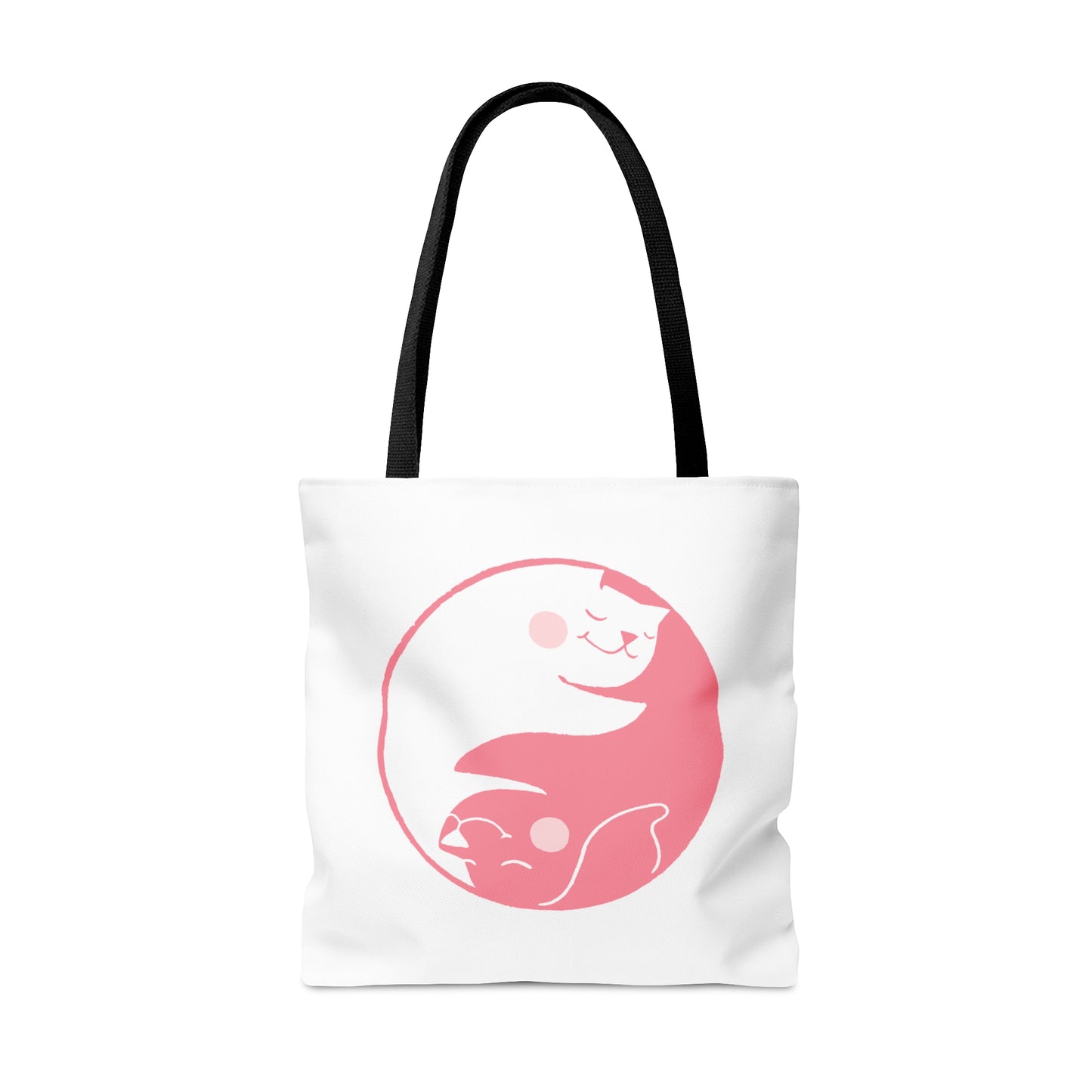 Pink Yin Yang Tote Bag