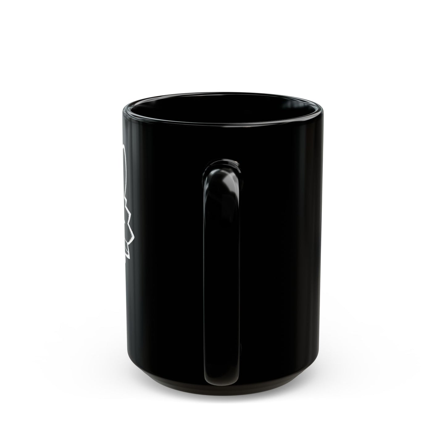 Wizard Cat 15oz Black Mug