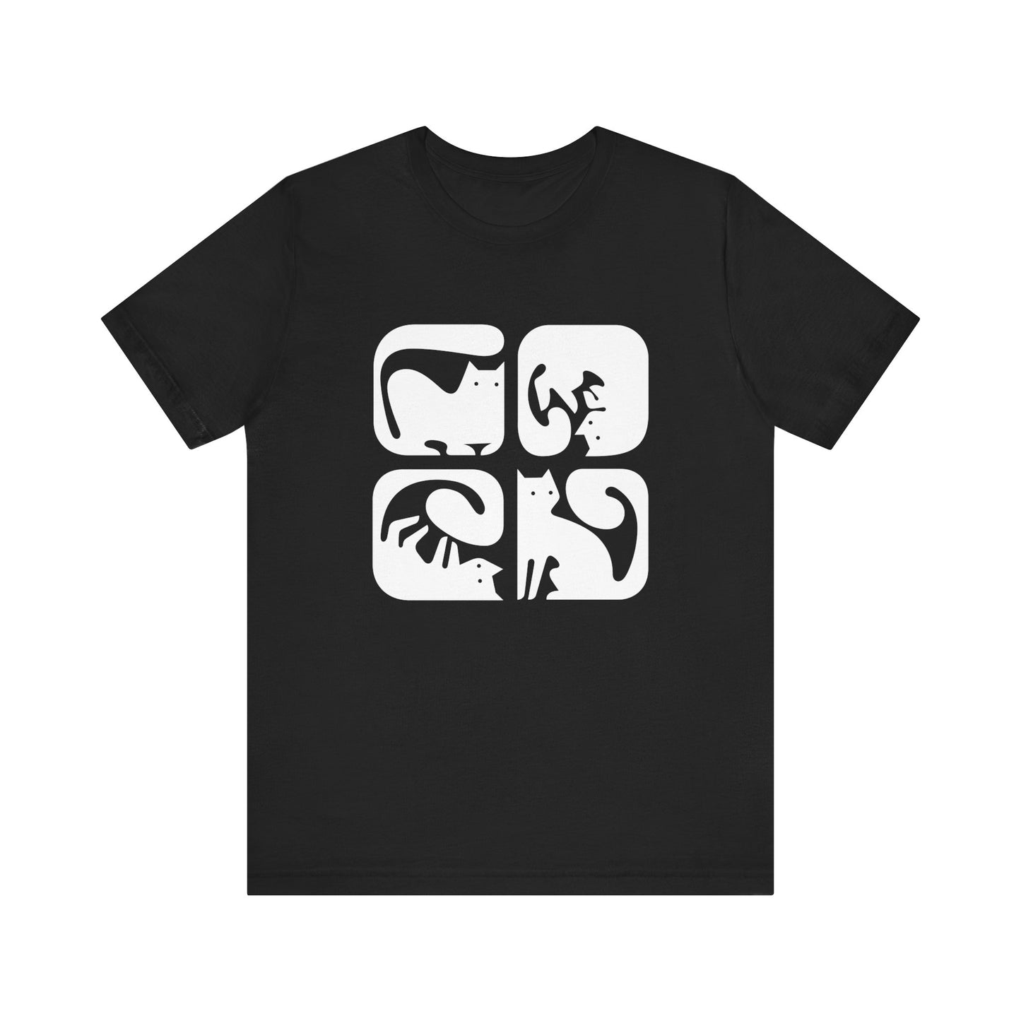 Purr-fectly Stylish – Colorful Cats Tee!