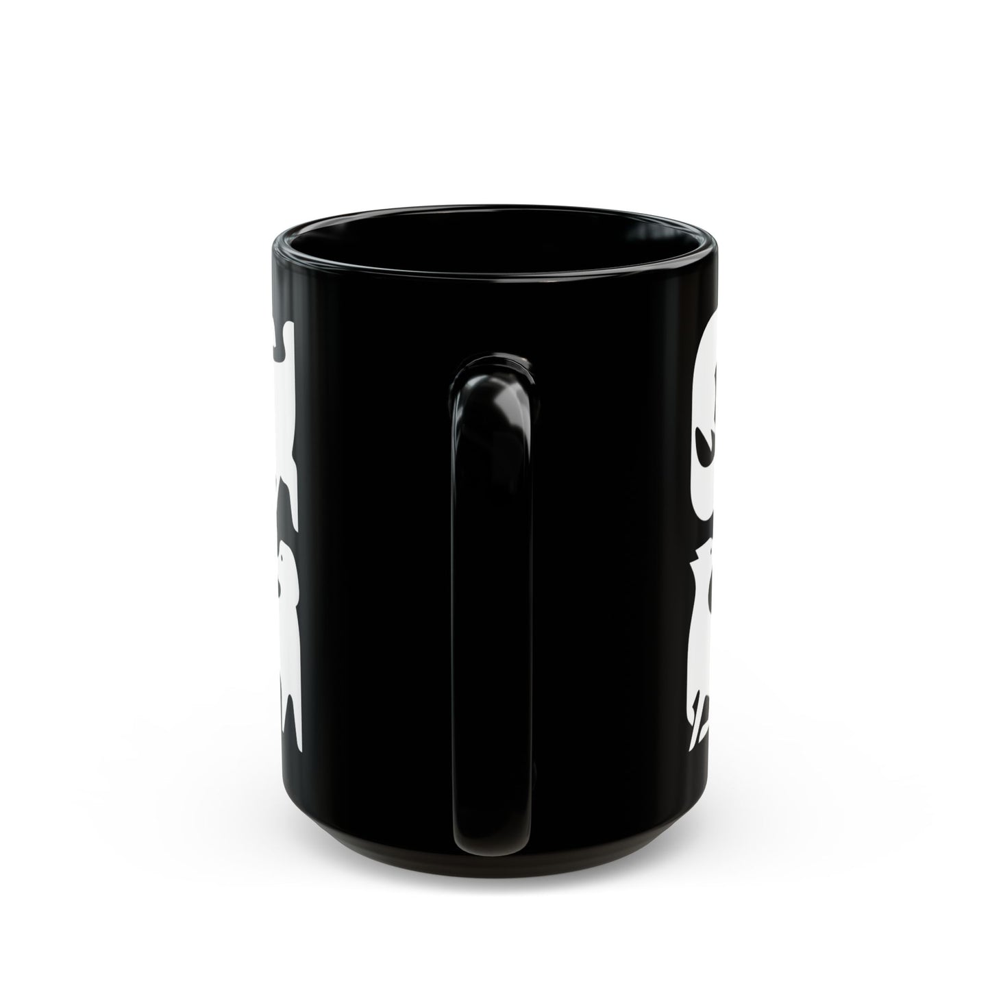 Graphic Dogs 15oz Black Mug