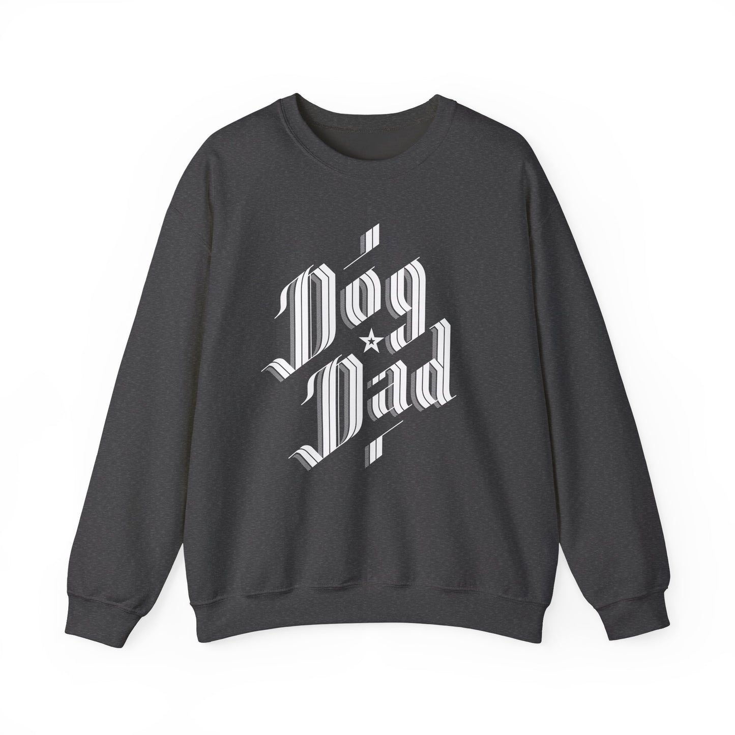 Sophisticated Dog Dad Men's Heavy Blend Crewneck Sweatshirt
