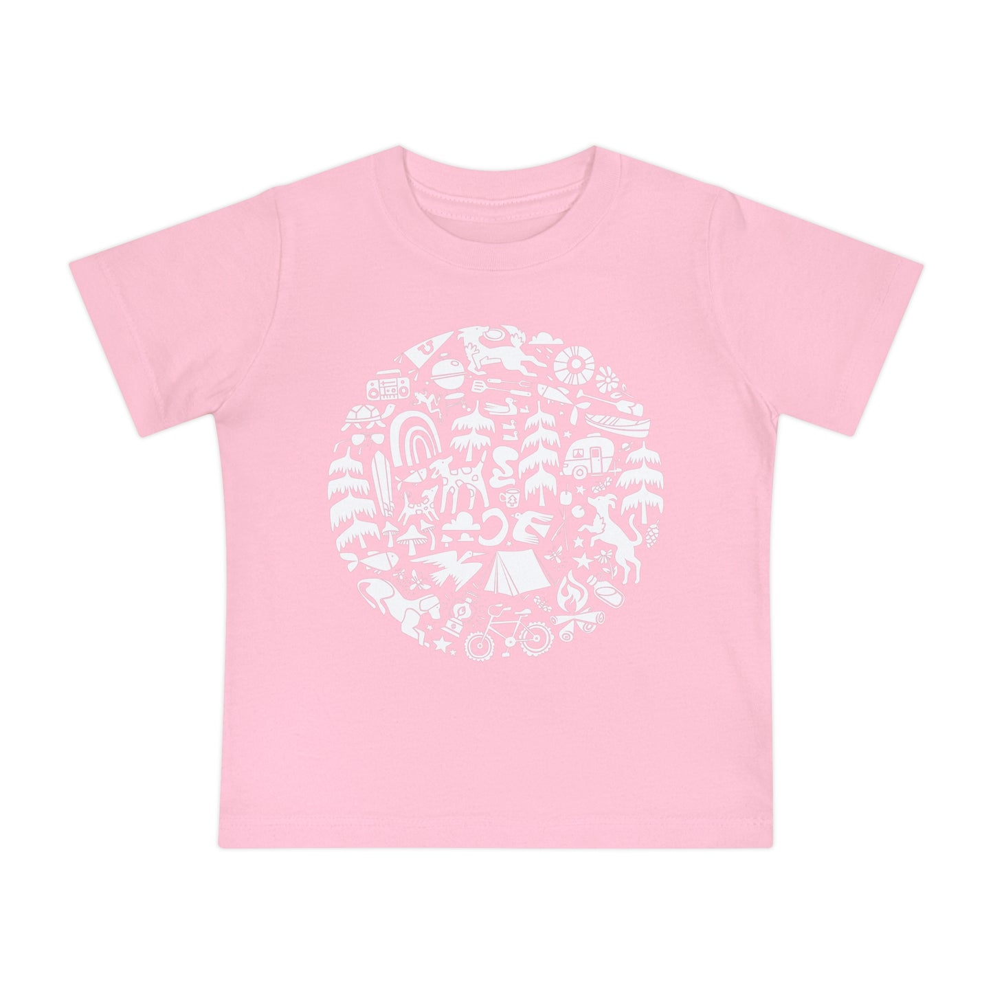 Camping Dogs Baby Graphic Tee