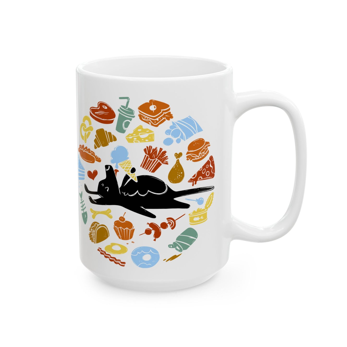 All Food is Dog Food Ceramic Mug 15oz