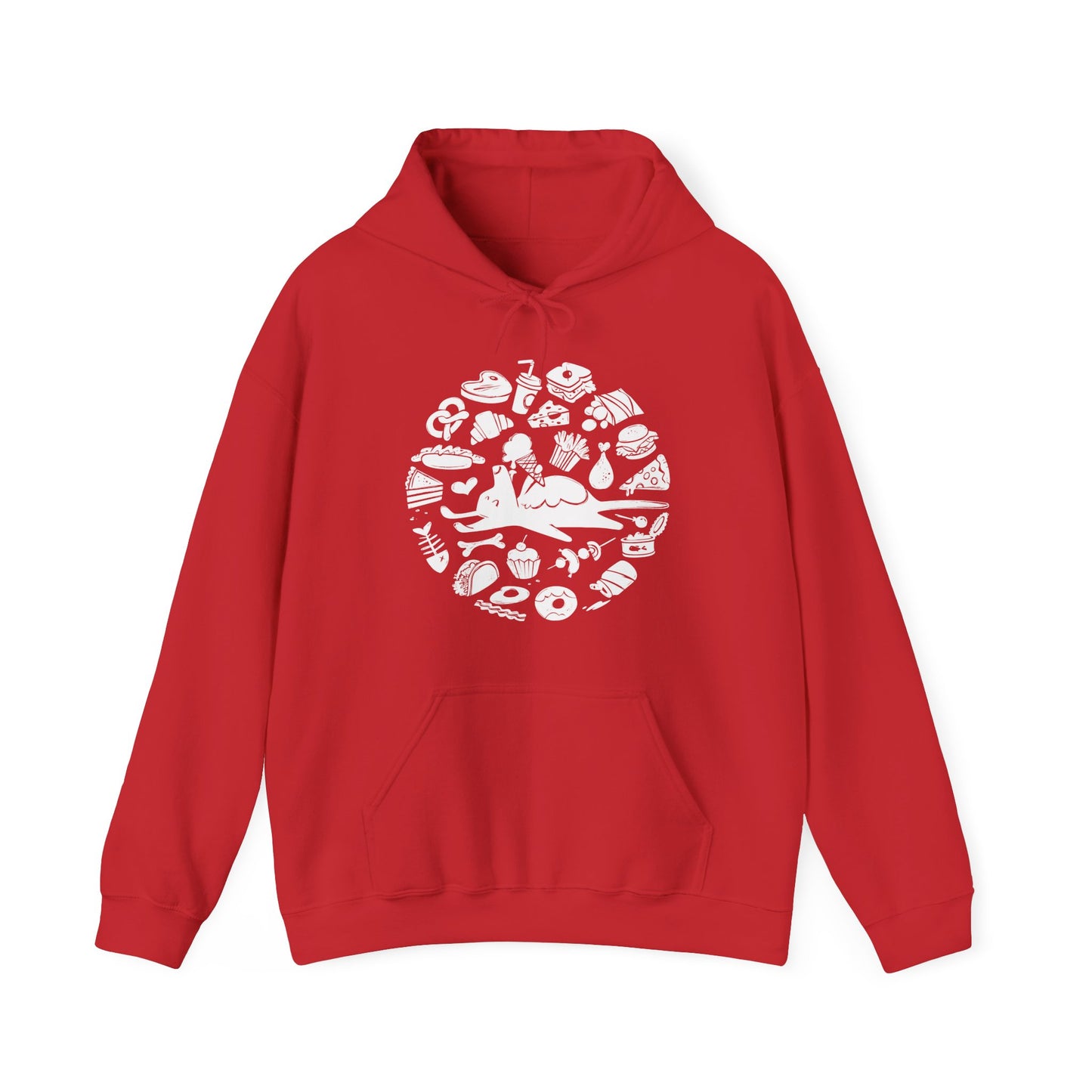 All Food is Dog Food Men's Hooded Sweatshirt