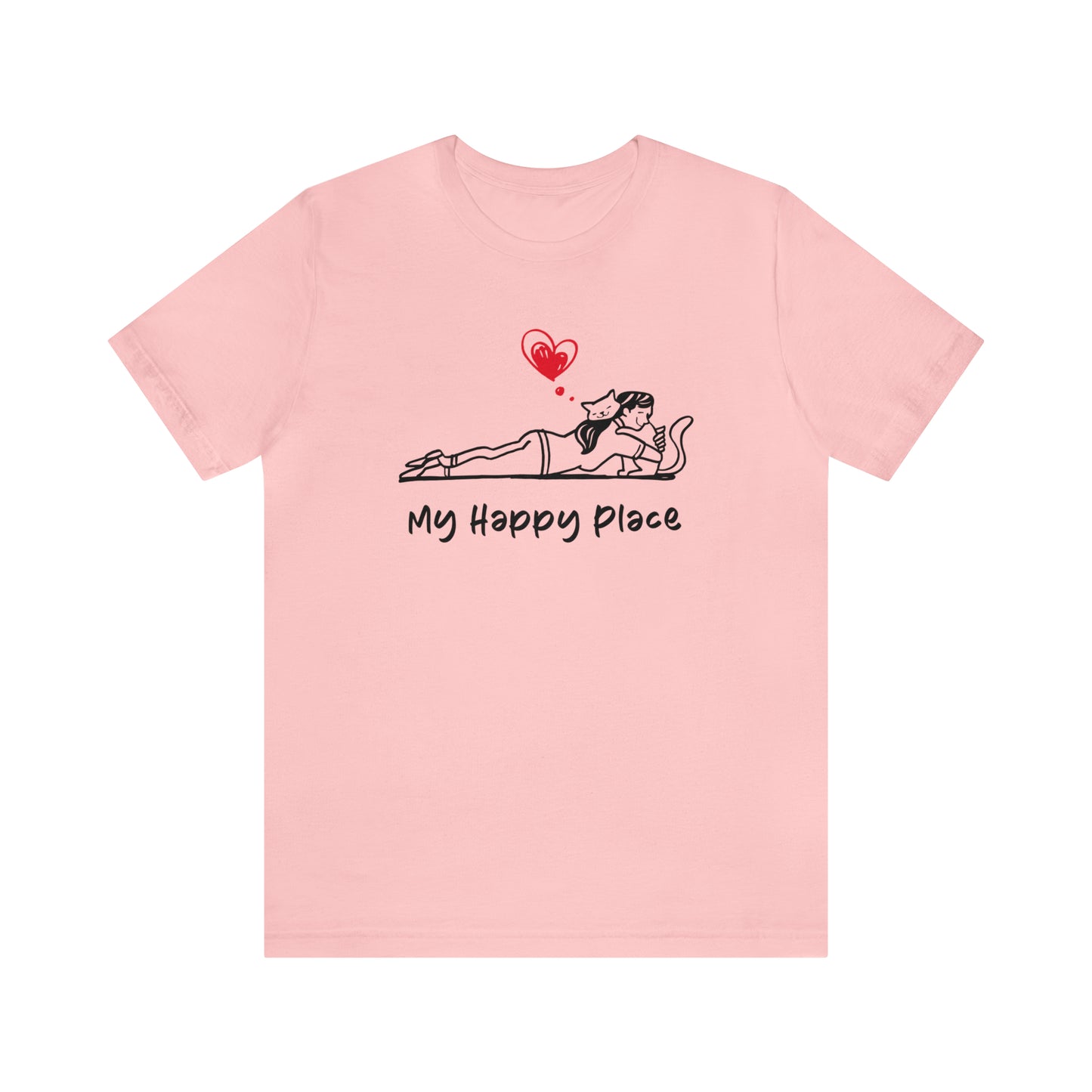 My Happy Place Cat Women's Graphic Tee