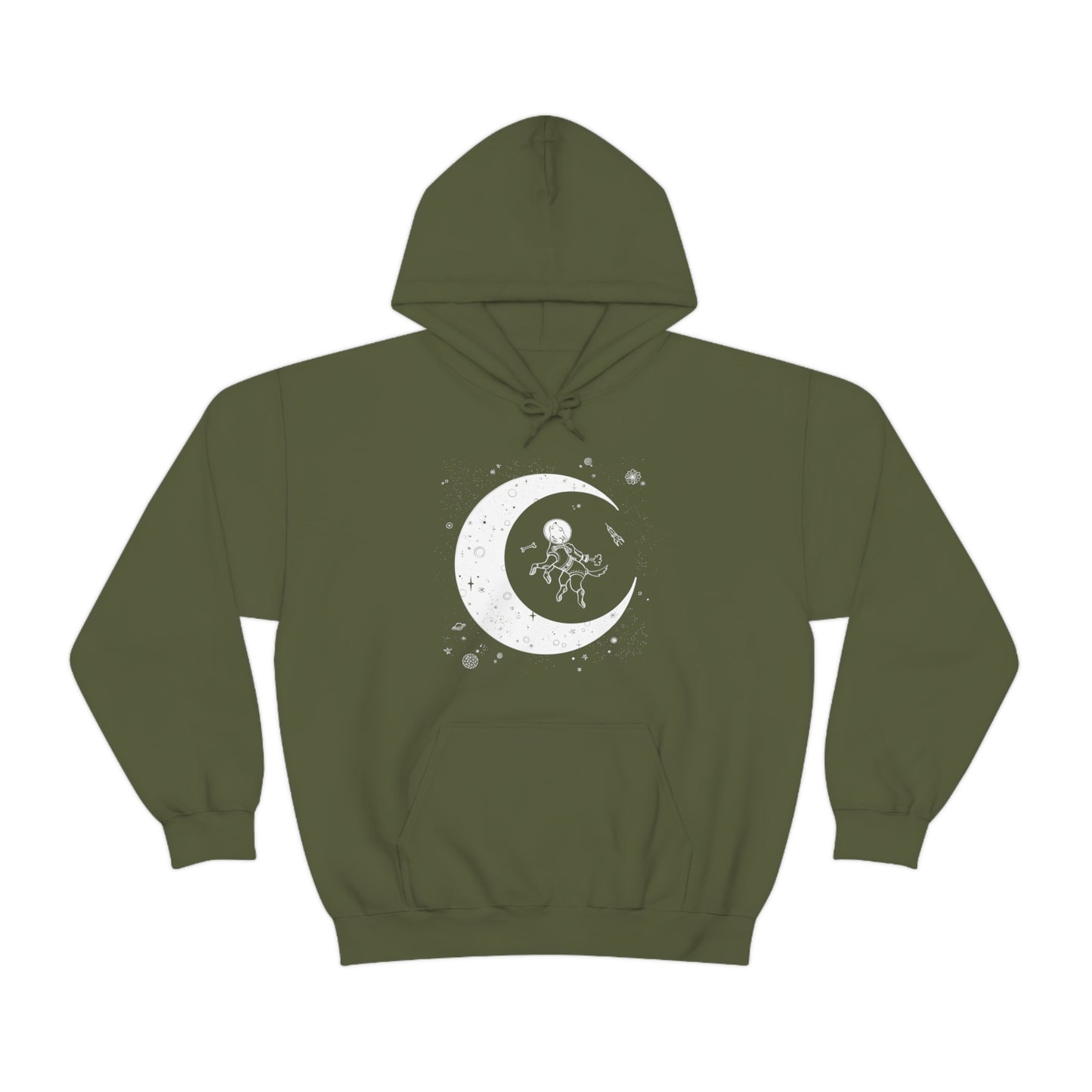 Moon Dog Men's Hooded Sweatshirt