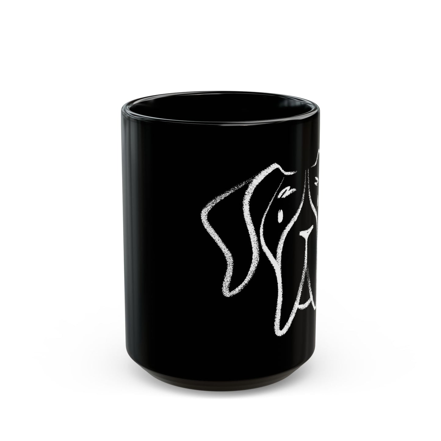 Dog BF#14 15oz Black Mug