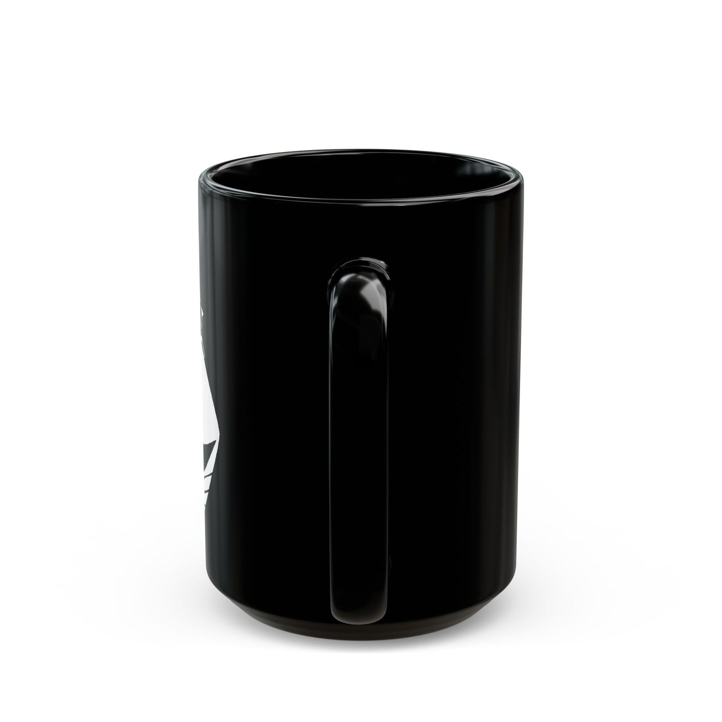Dog & Cat Cuddling 15oz Black Mug