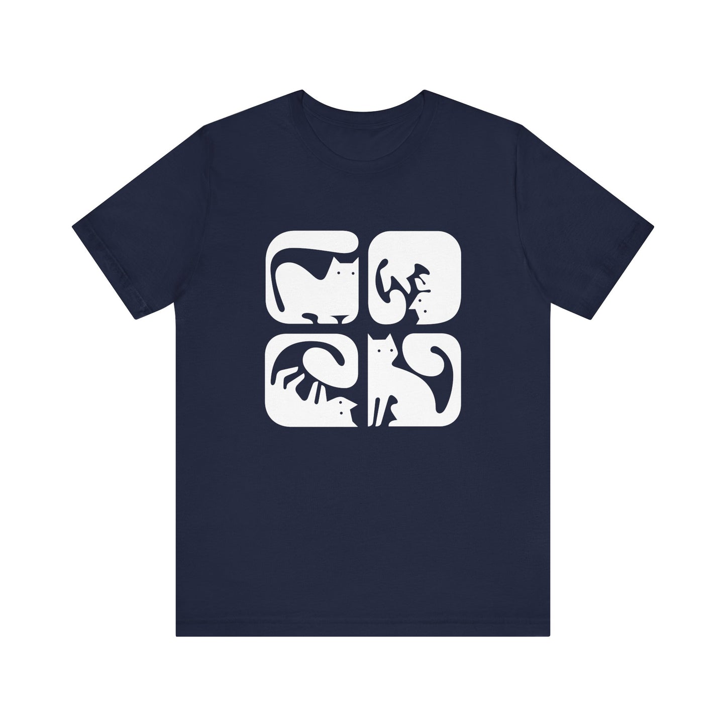 Purr-fectly Stylish – Colorful Cats Tee!