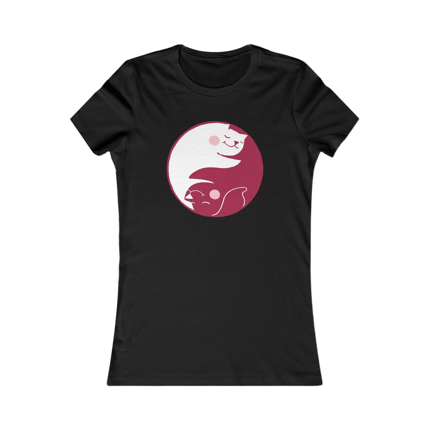 Yin Yang Women's Fitted Tee