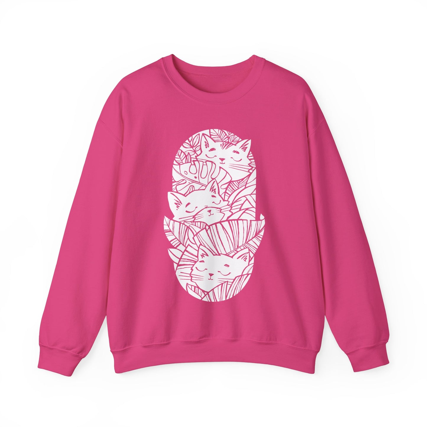 Jungle Cats Women's Heavy Blend Crewneck Sweatshirt