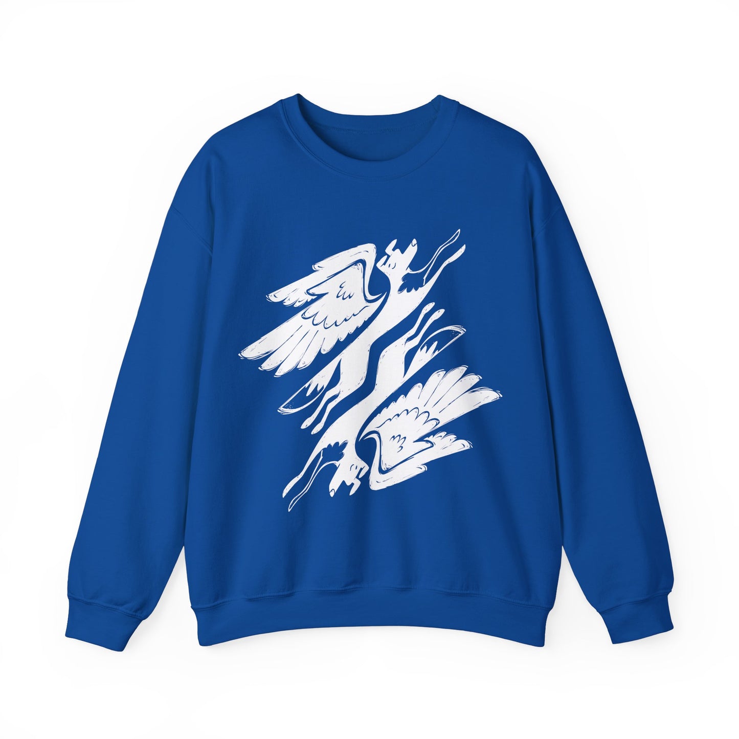 Angel Dogs Men's Heavy Blend Crewneck Sweatshirt