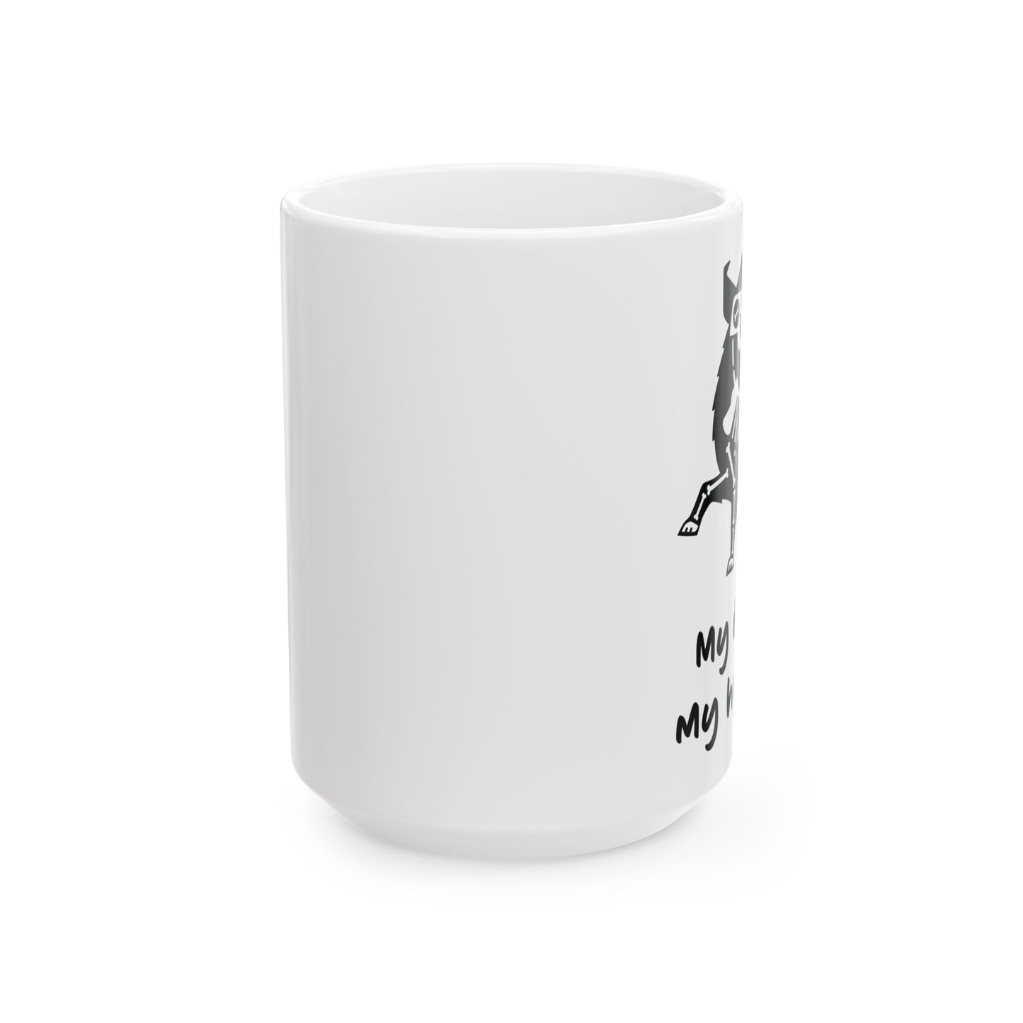 My Dog Ate My Homework Ceramic Mug 15oz