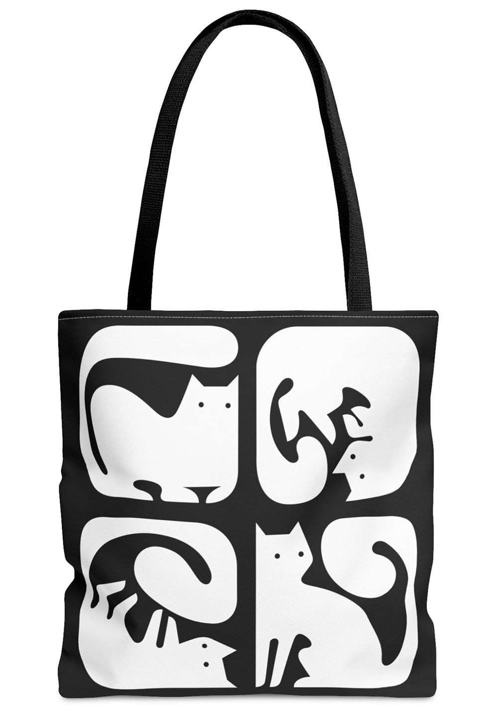 Graphic Cats Tote Bag