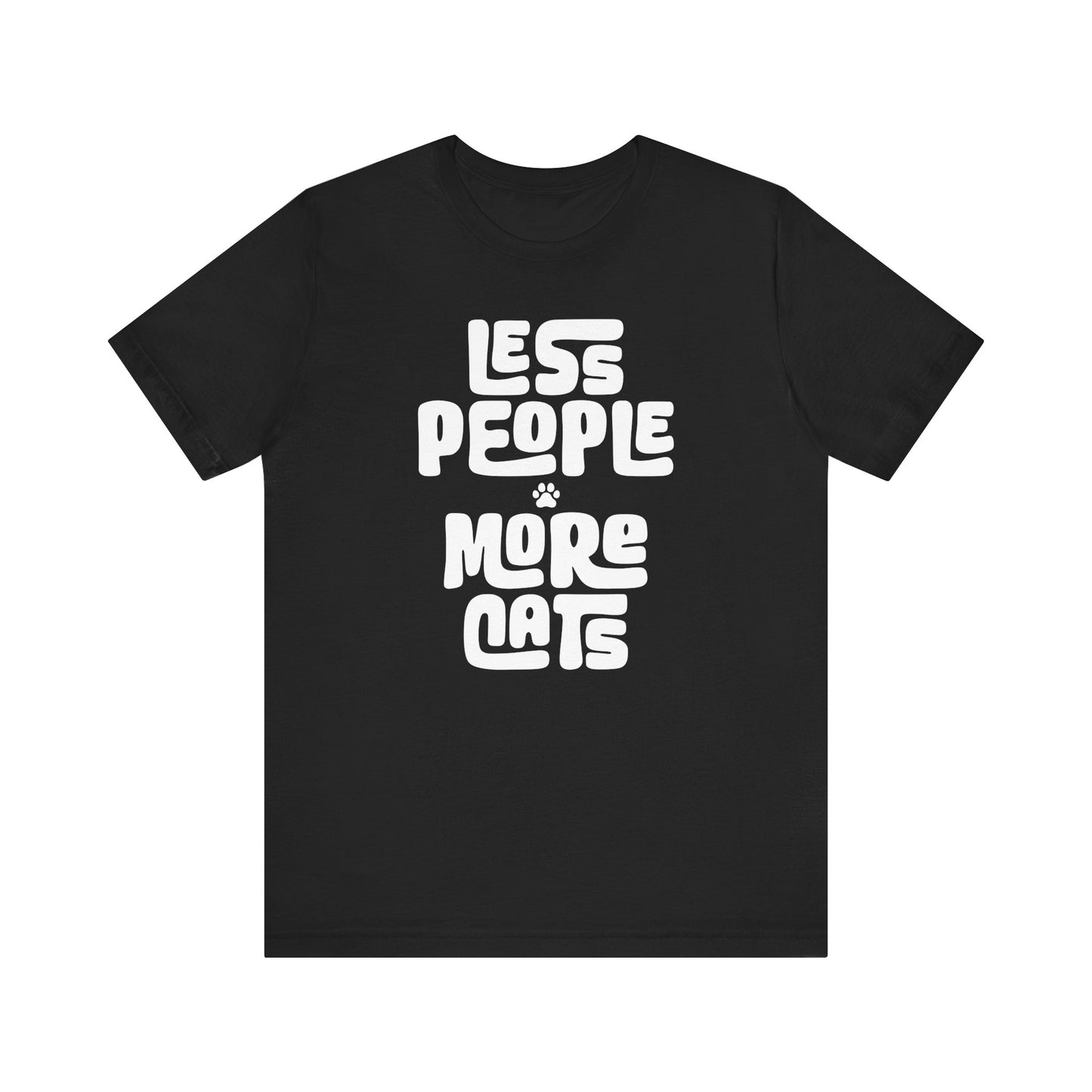 Less People More Cats Graphic Women's Graphic Tee