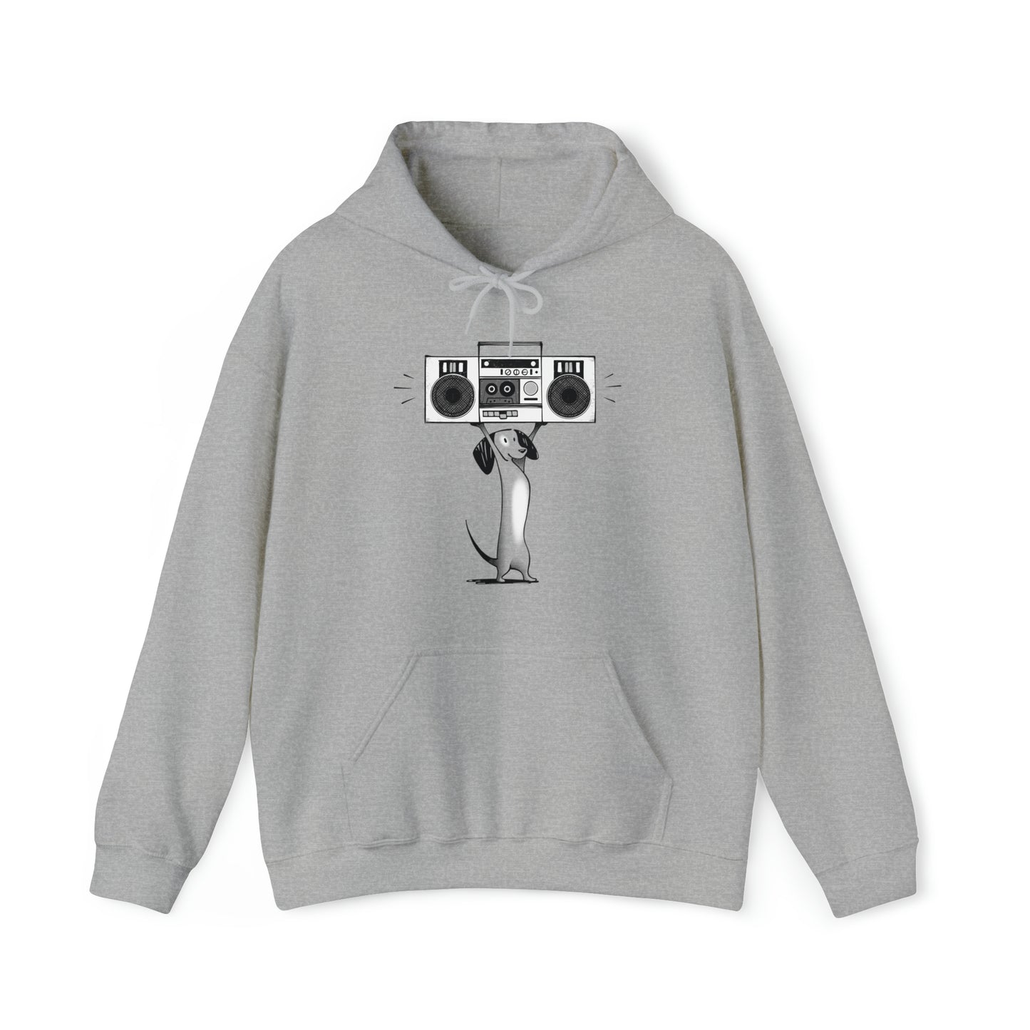Boombox Dog Women's Hooded Sweatshirt