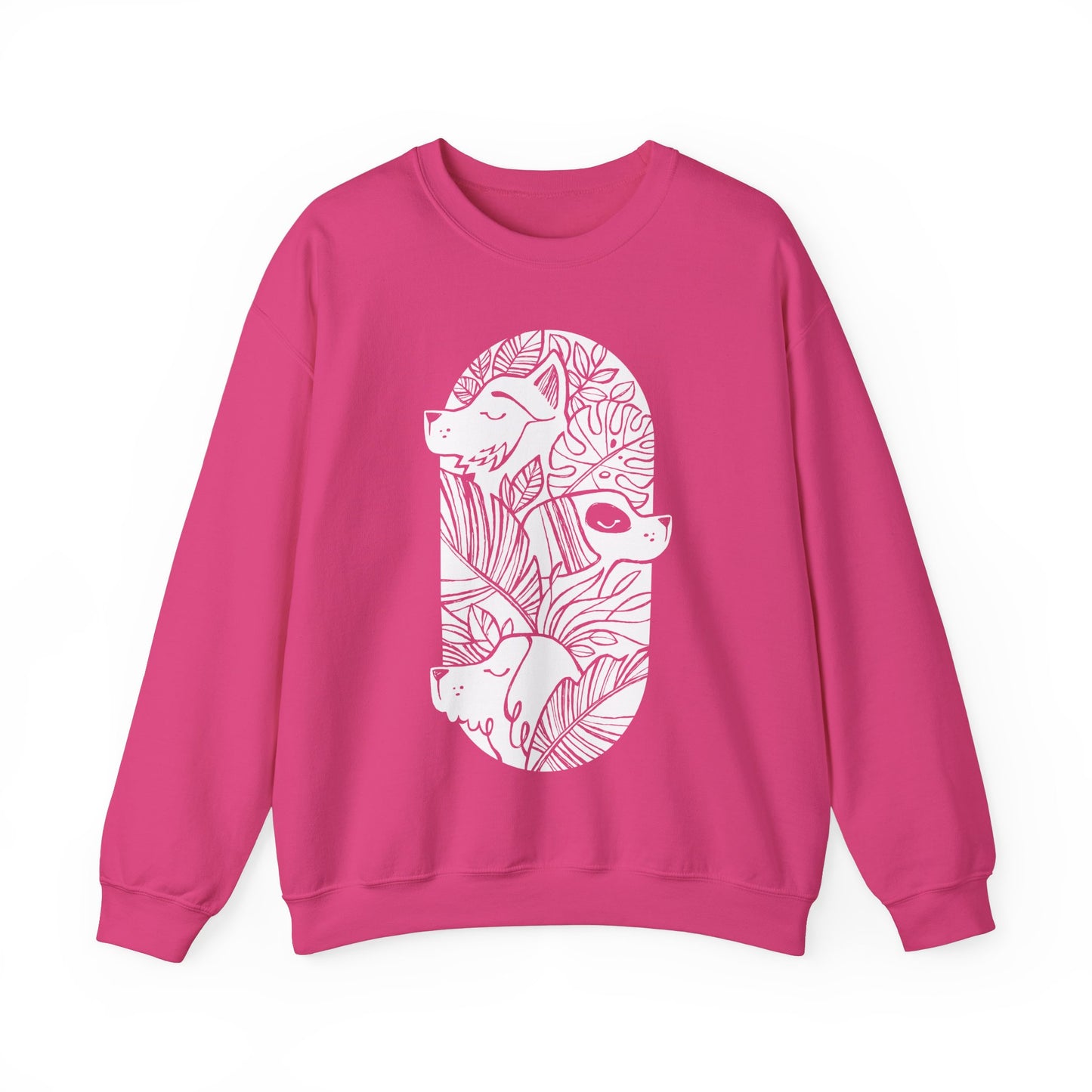 Jungle Dogs Women's Heavy Blend Crewneck Sweatshirt