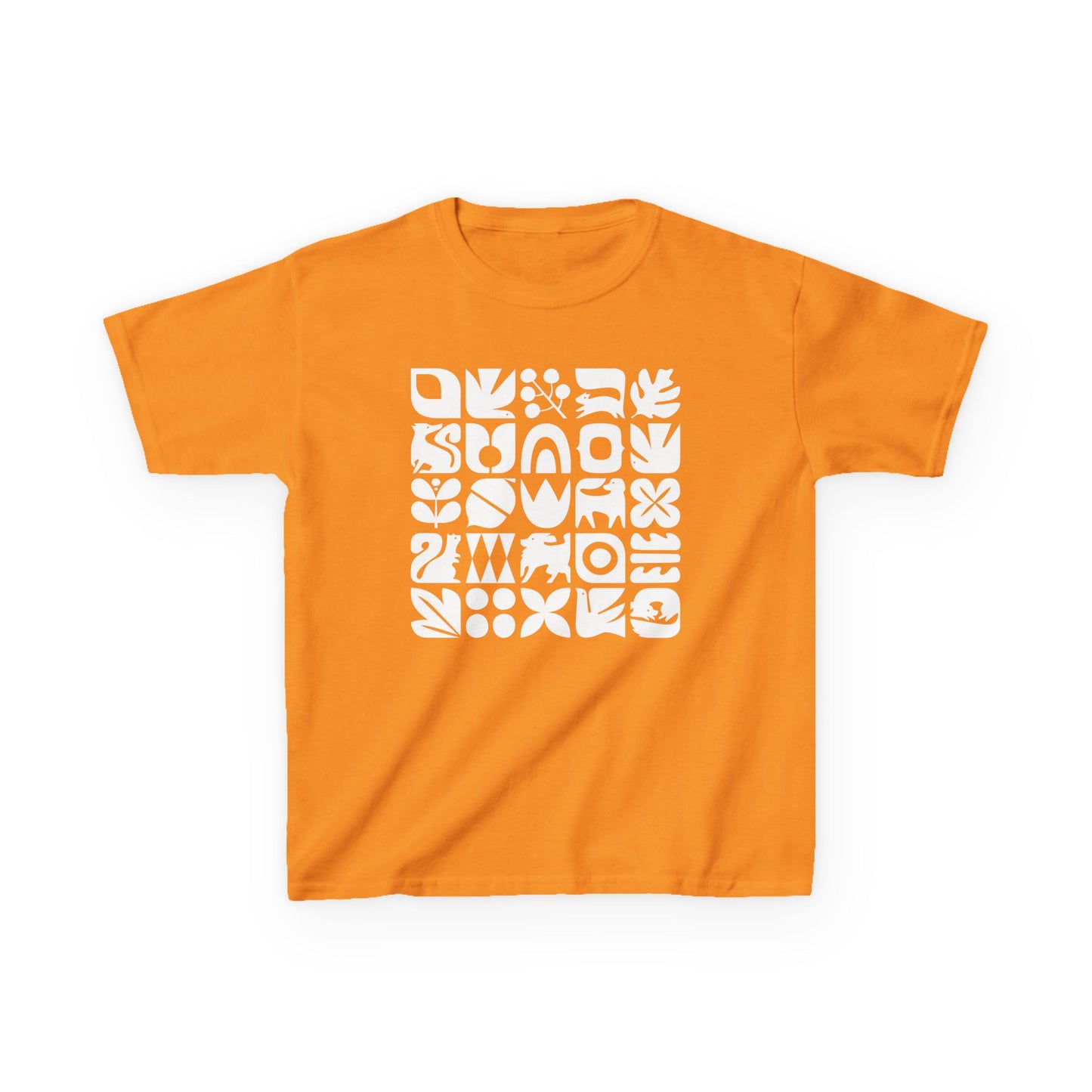 Dogs and Squirrels Graphic Kids Heavy Cotton Graphic Tee
