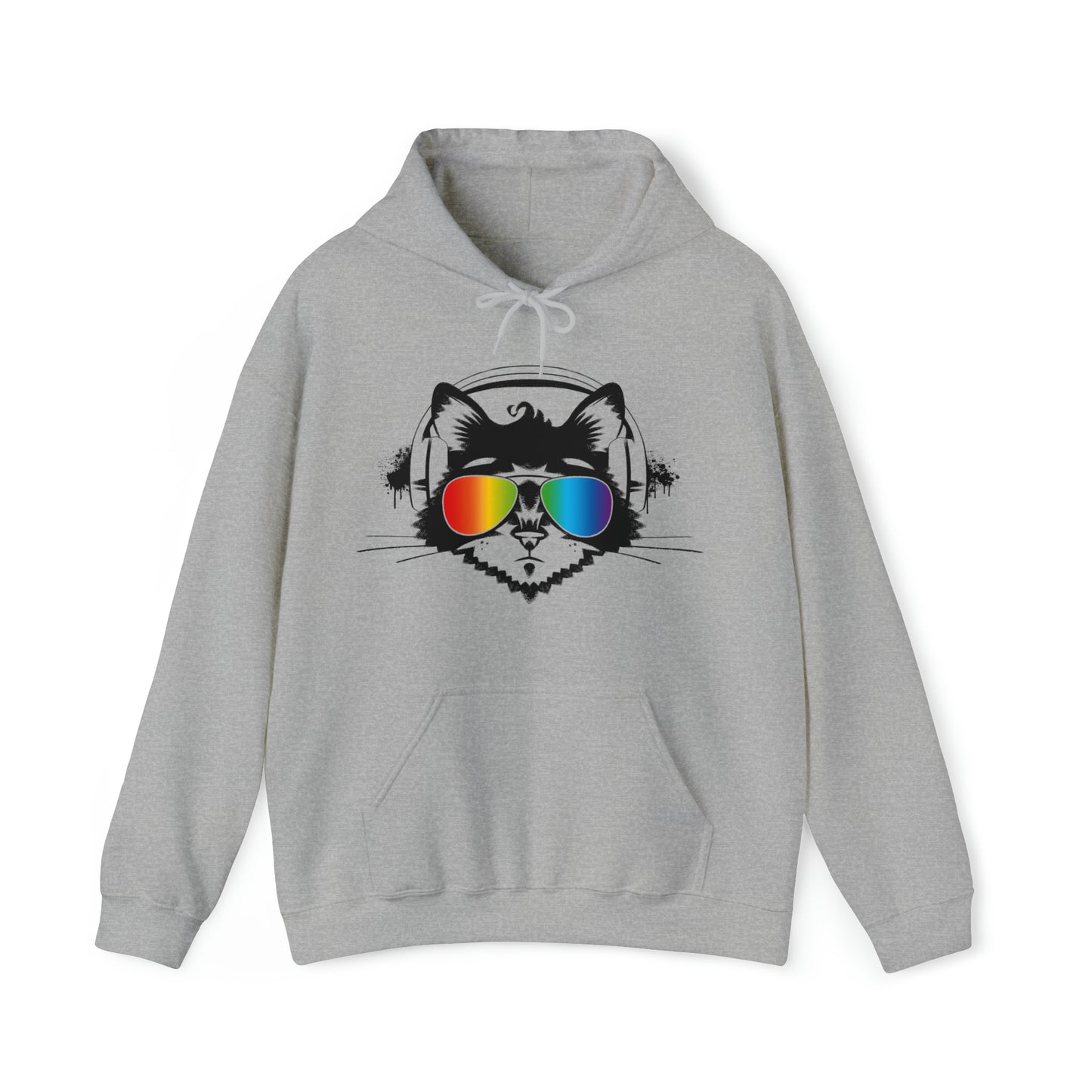 Music Cat Hooded Sweatshirt
