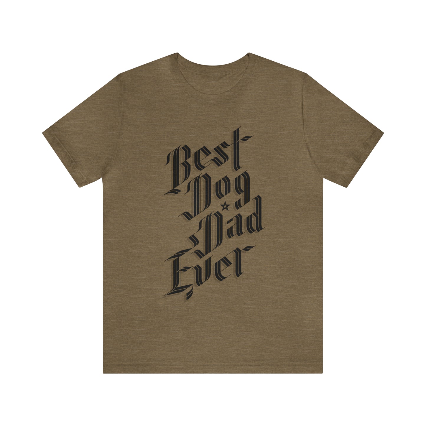 Sophisticated Best Dog Dad Ever Men's Graphic Tee