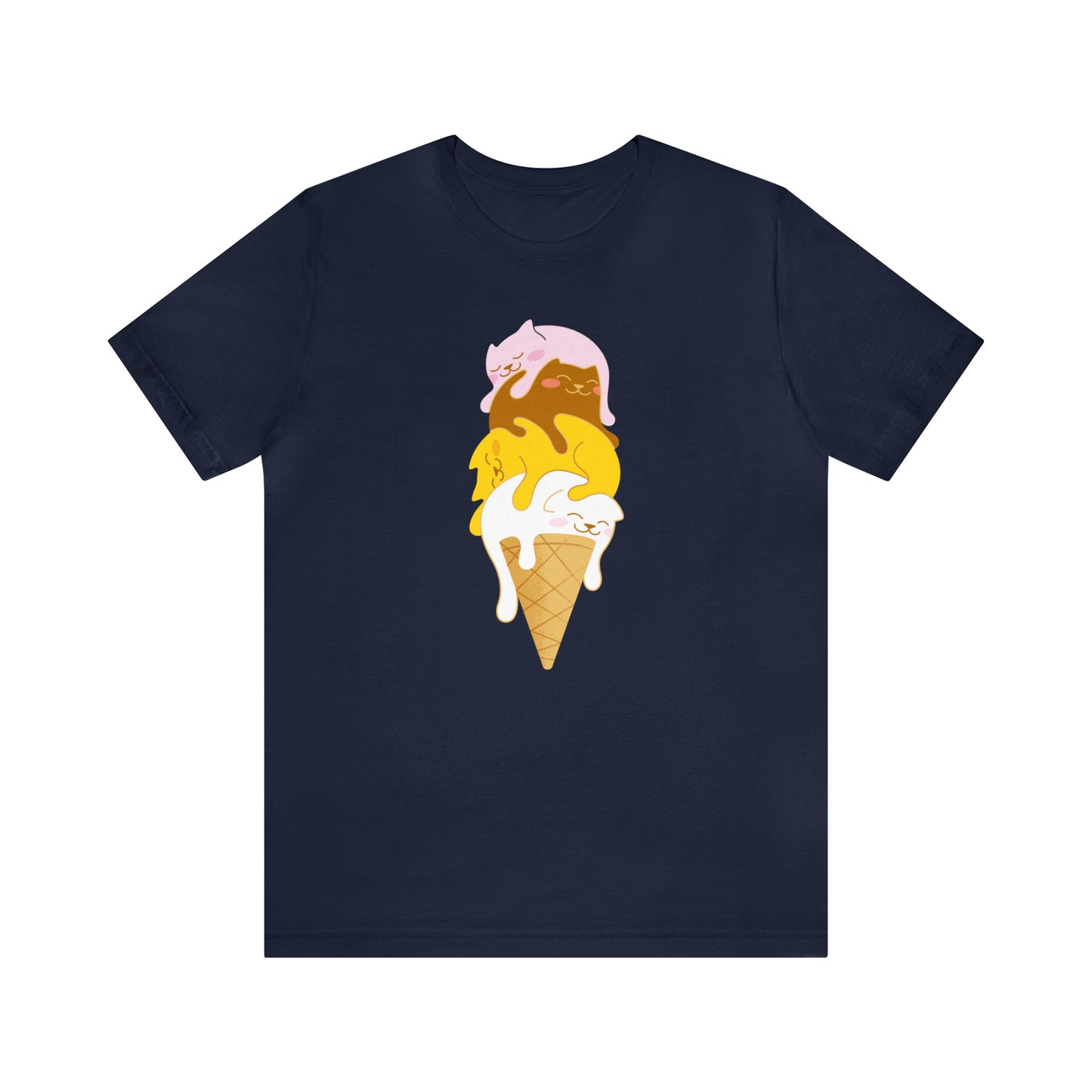 Sweet Style Ahead – Ice Cream Cone Cat Tee
