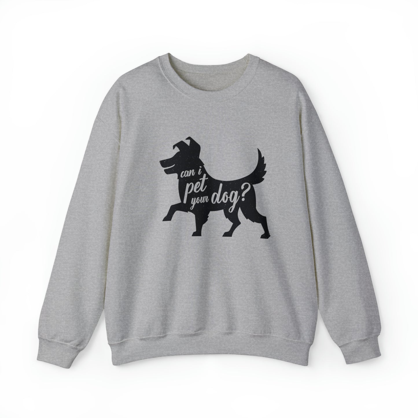Can I Pet Your Dog Women's Heavy Blend Crewneck Sweatshirt