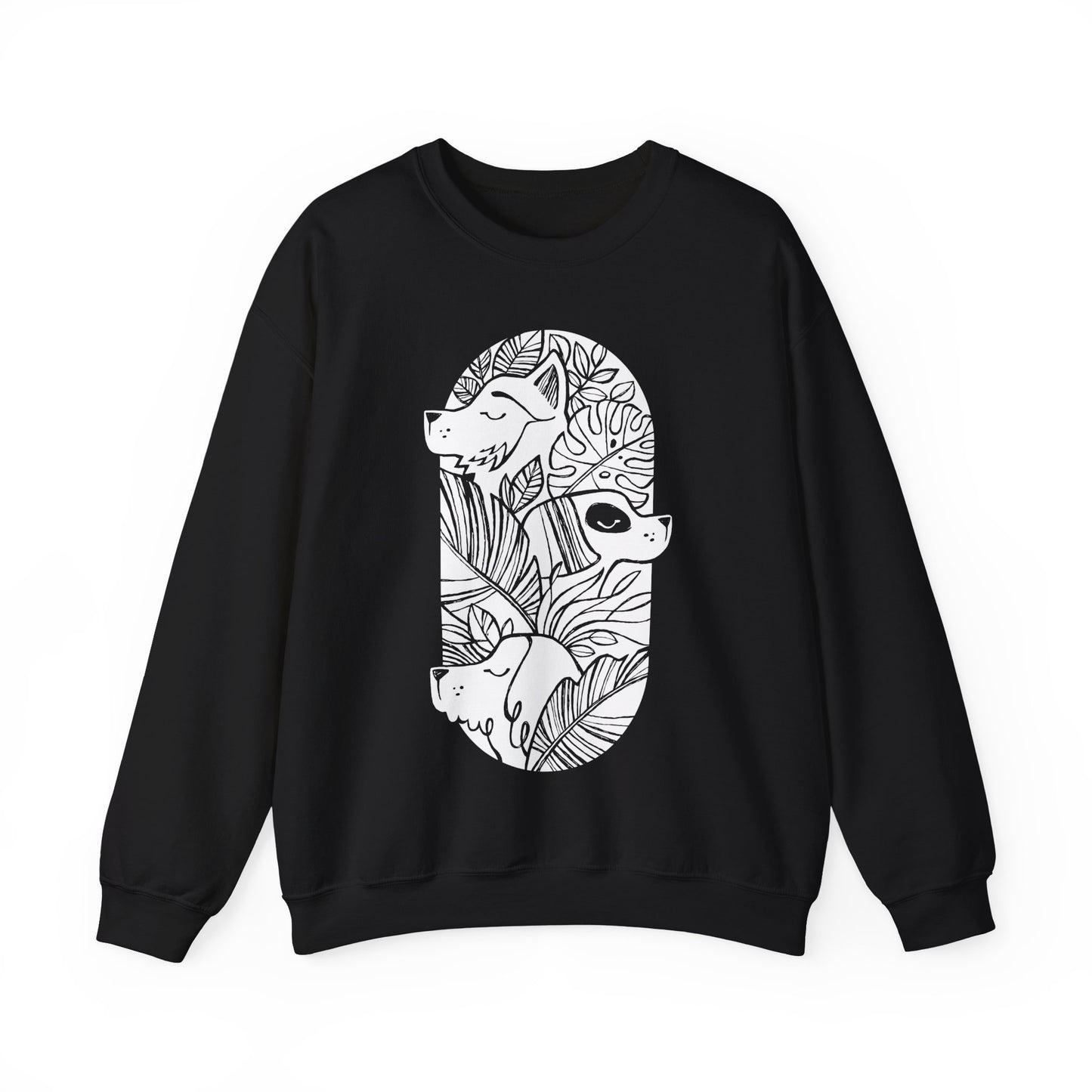 Jungle Dogs Women's Heavy Blend Crewneck Sweatshirt