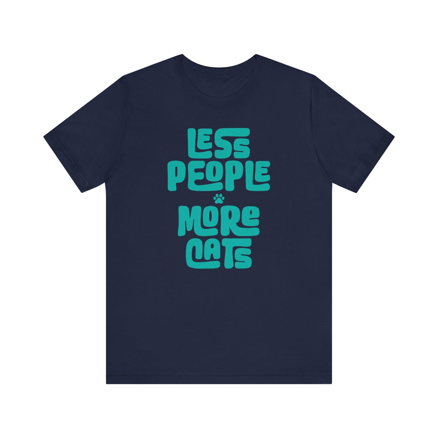 Less People More Cats Graphic Women's Graphic Tee