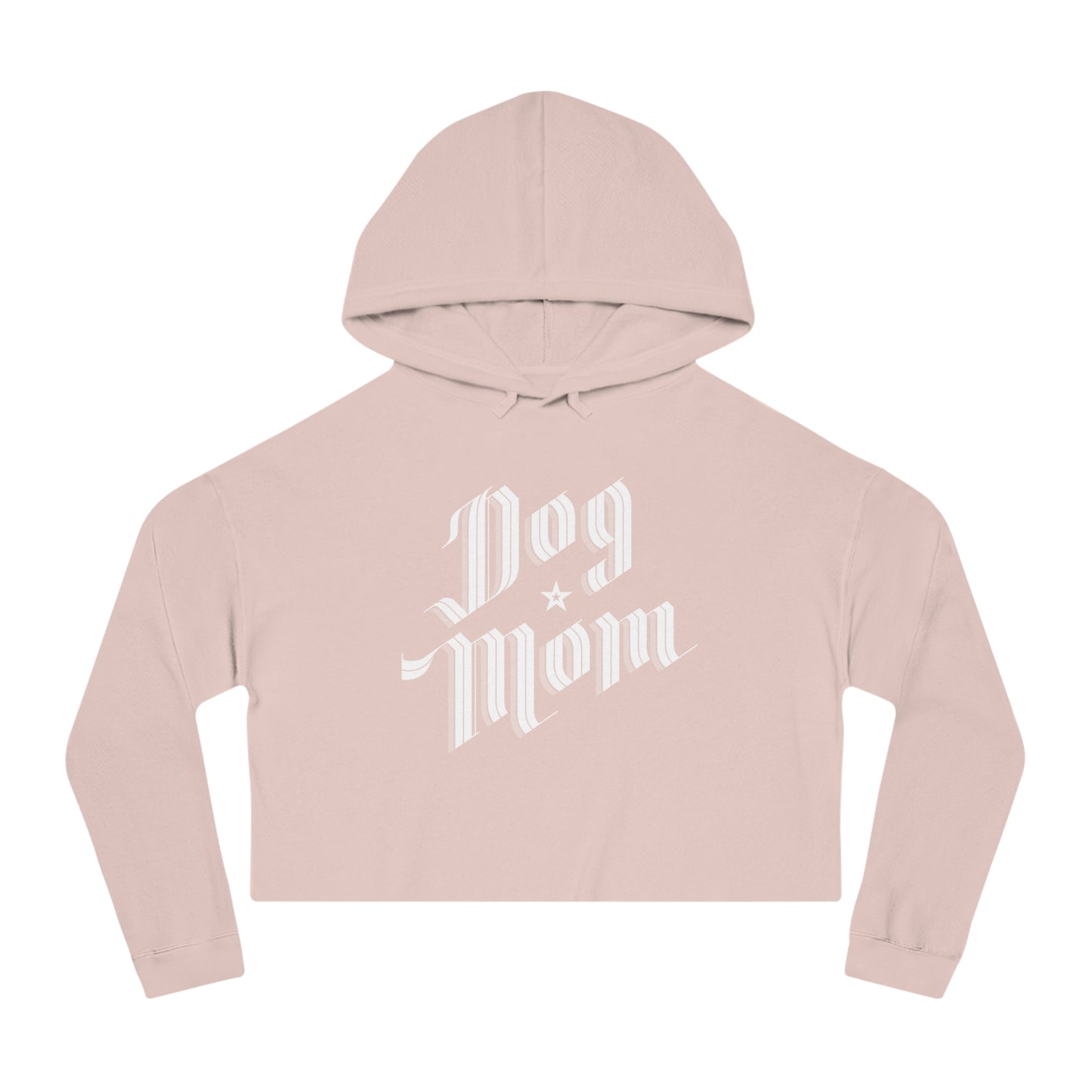 Dog Mom Women’s Cropped Hooded Sweatshirt