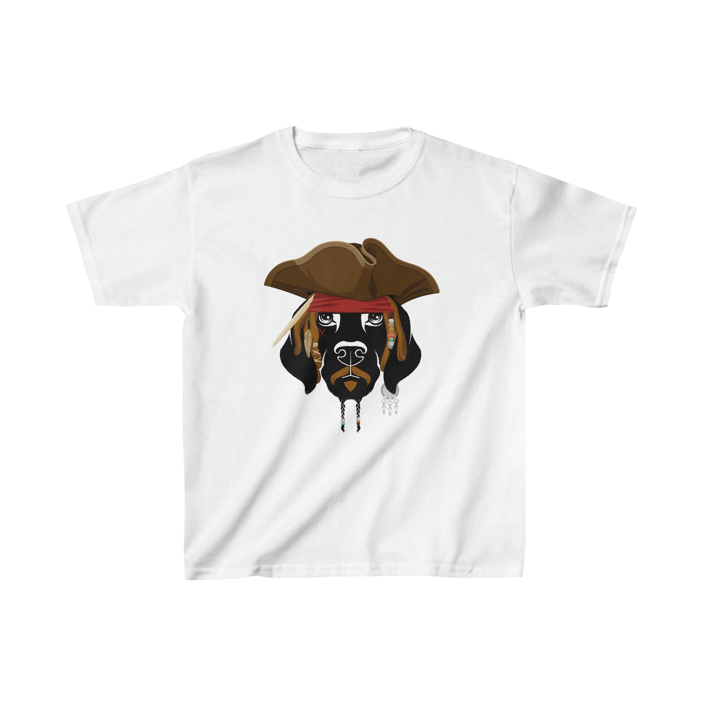 Pirate Dog Kids Heavy Cotton Graphic Tee