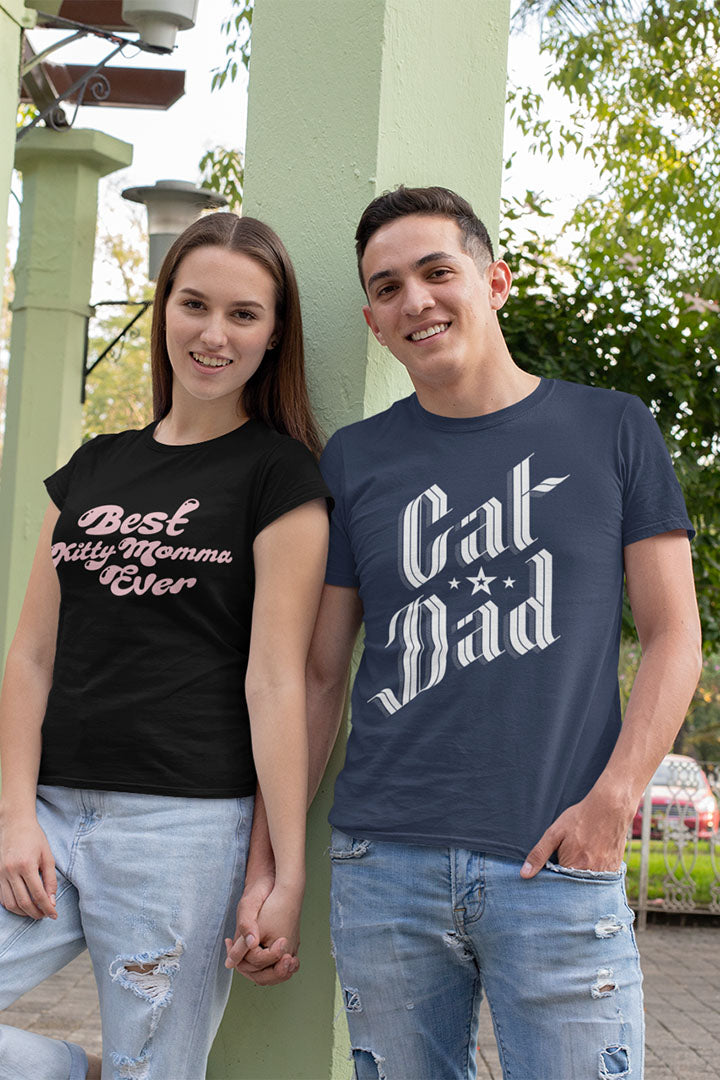 Sophisticated Cat Dad Men's Graphic Tee