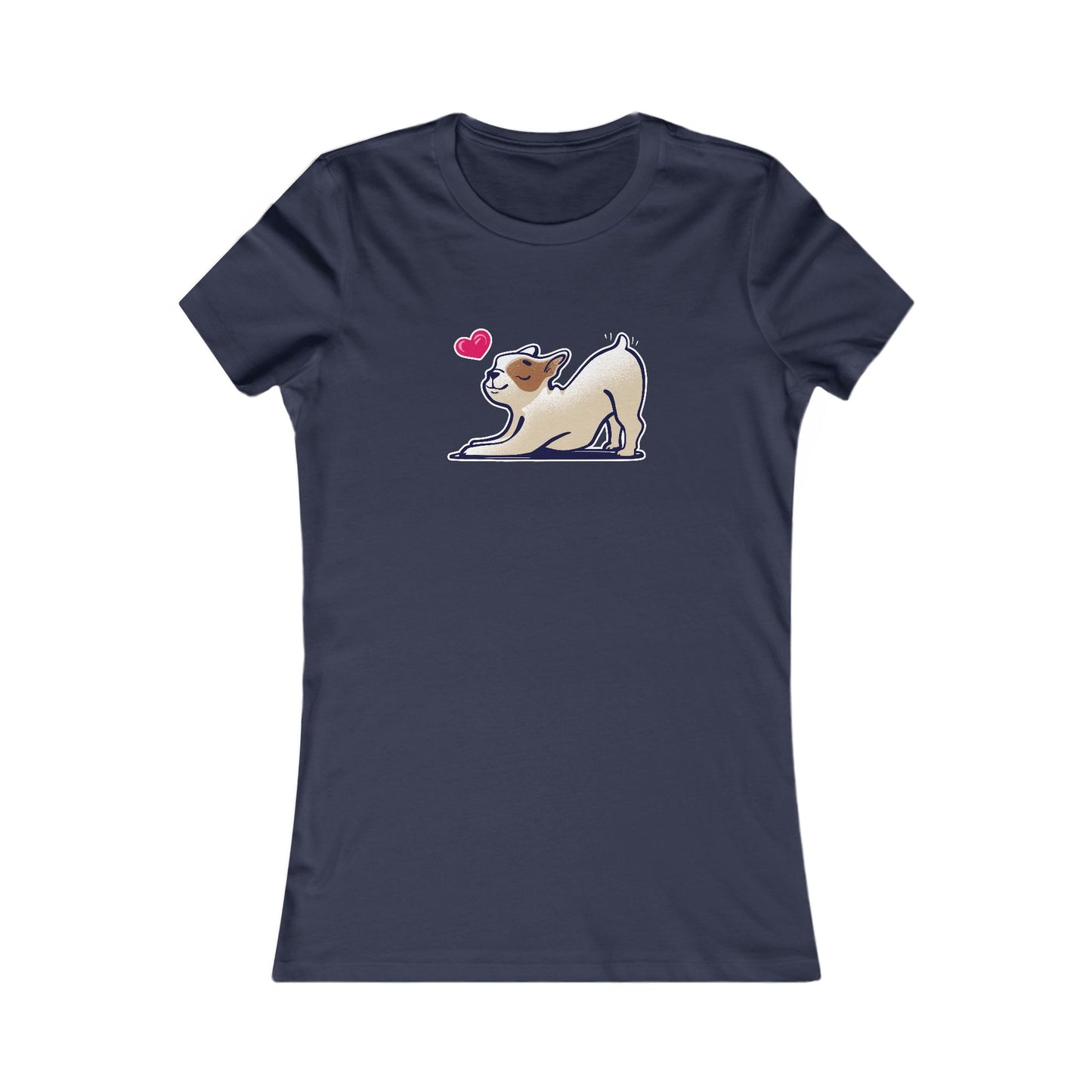 Yoga Dog Women's Fitted Tee