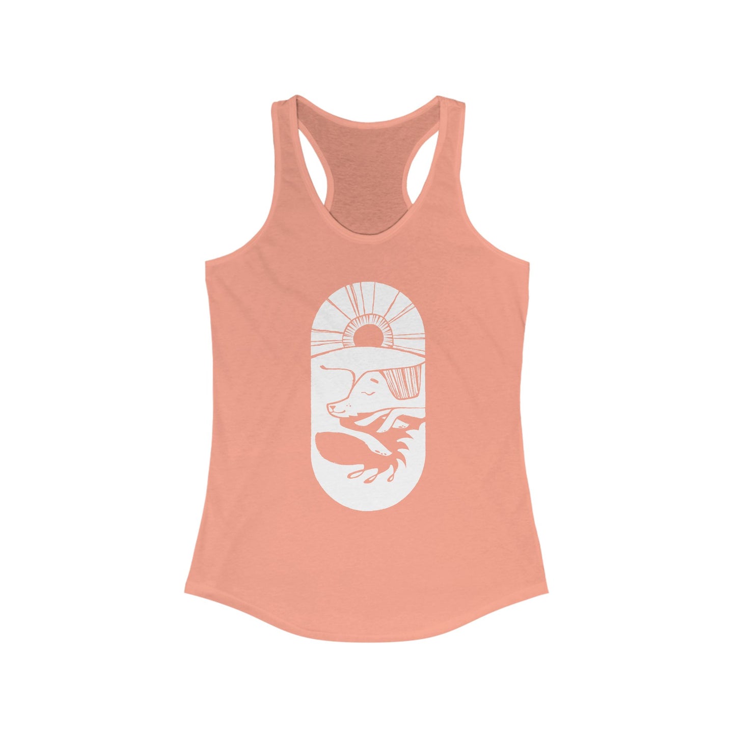 Sleepy Dog Women's Racerback Tank Top