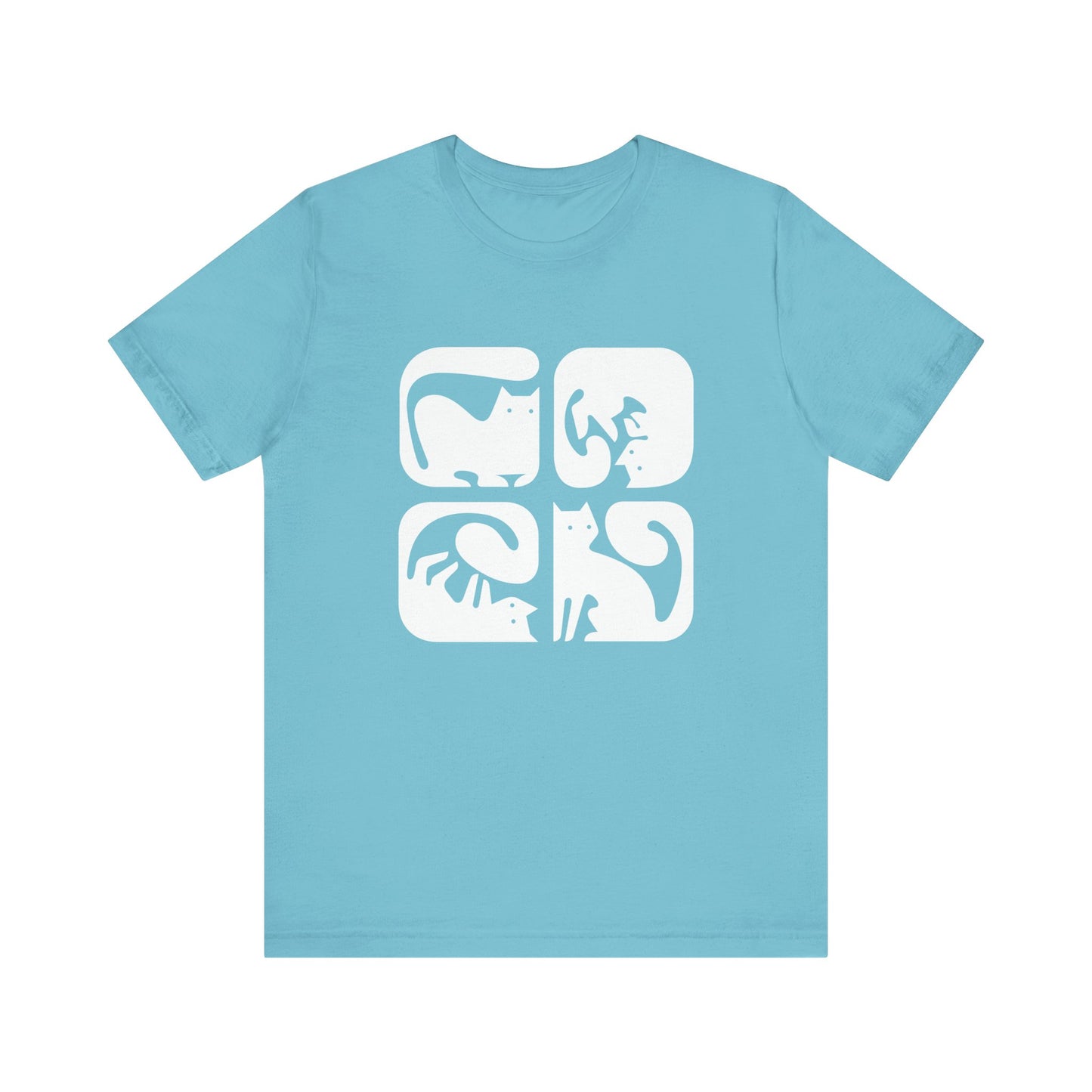 Purr-fectly Stylish – Colorful Cats Tee!