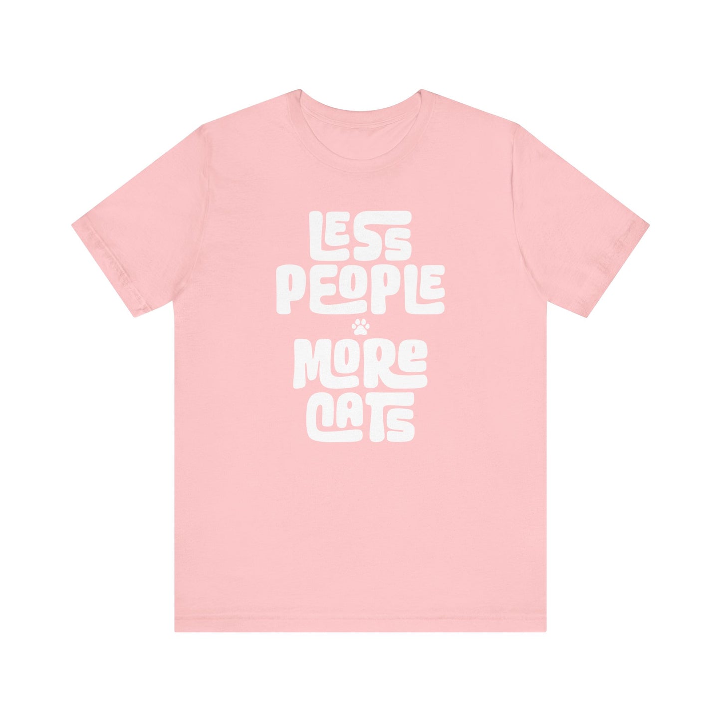 Less People More Cats Graphic Women's Graphic Tee