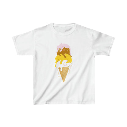 Colorful Kitty Cone Heavy Cotton Graphic Tee