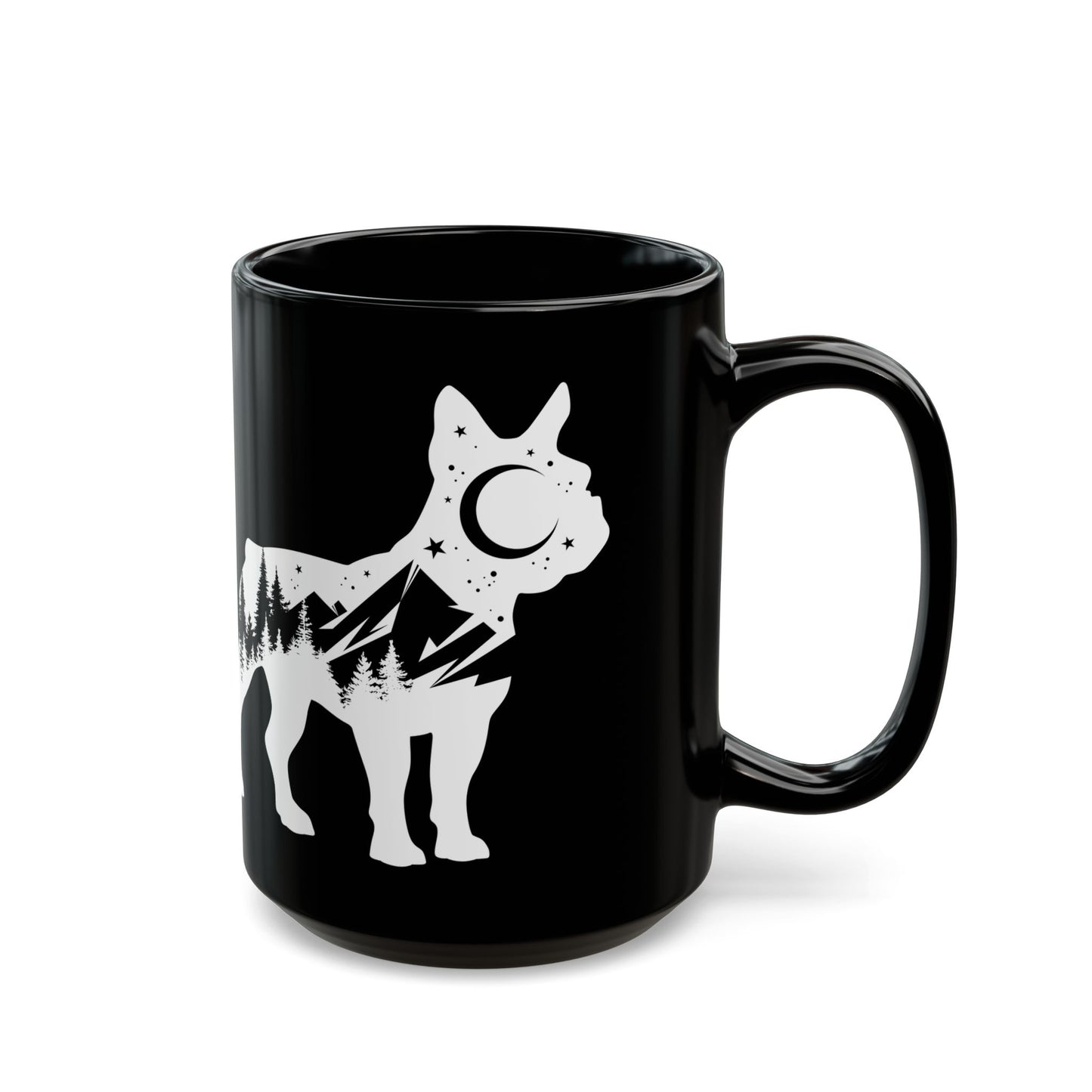 Mountain Dog 15oz Black Mug