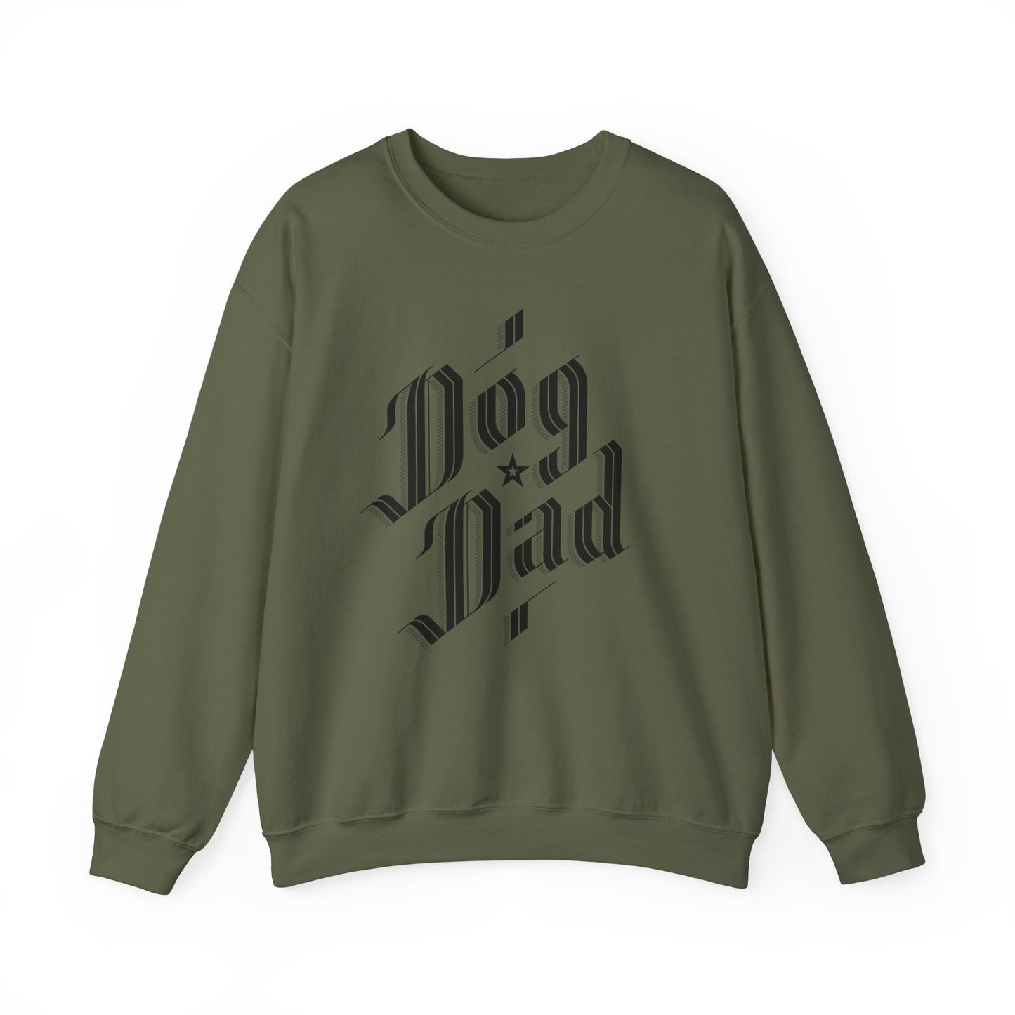 Sophisticated Dog Dad Men's Heavy Blend Crewneck Sweatshirt