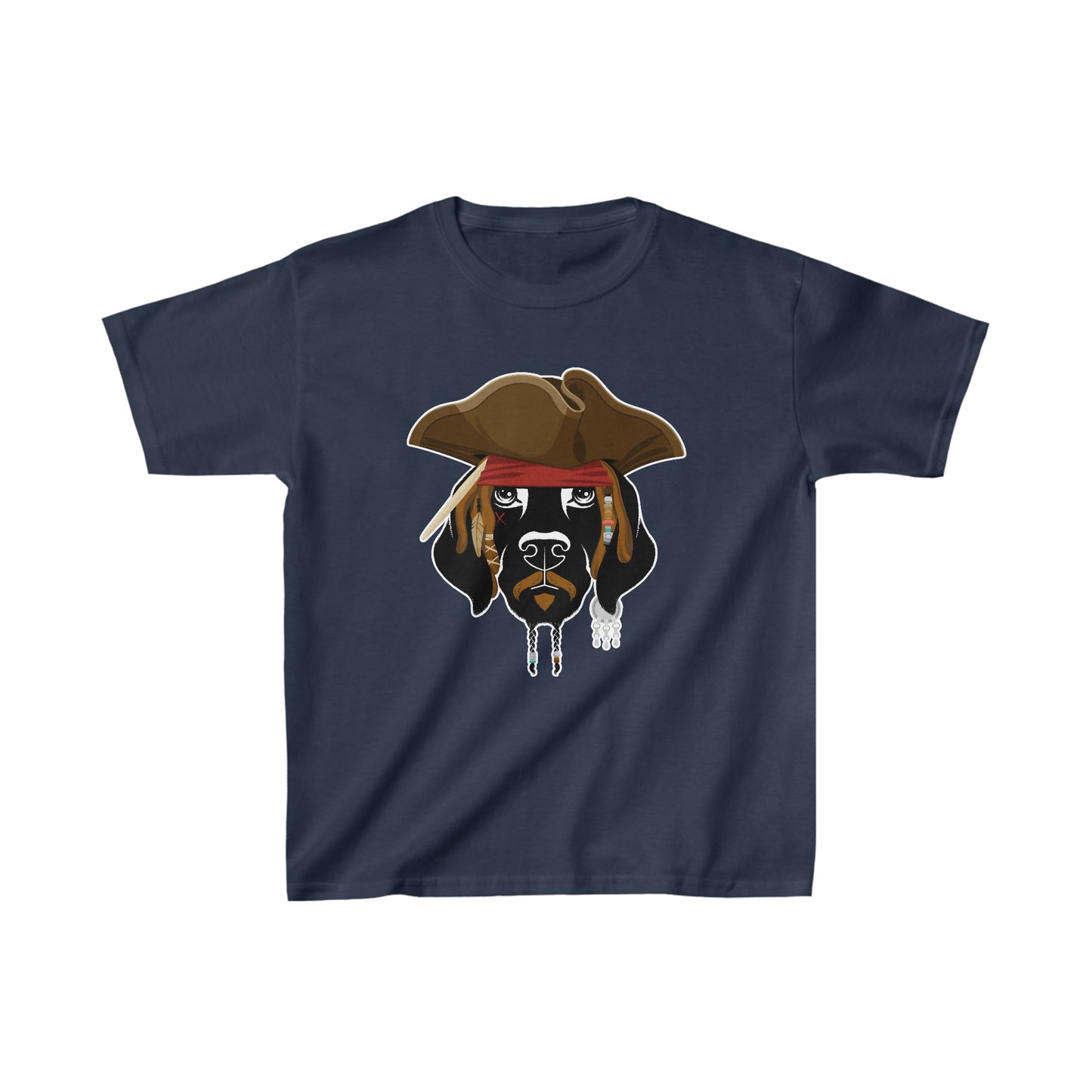 Pirate Dog Kids Heavy Cotton Graphic Tee